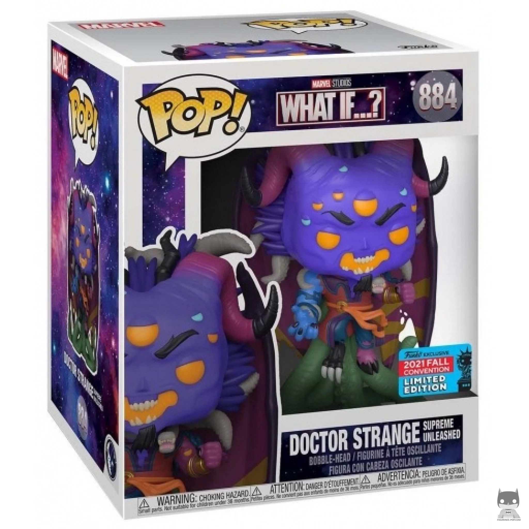 Figura Funko Pop! Doctor Strange Supremo desatado en su caja