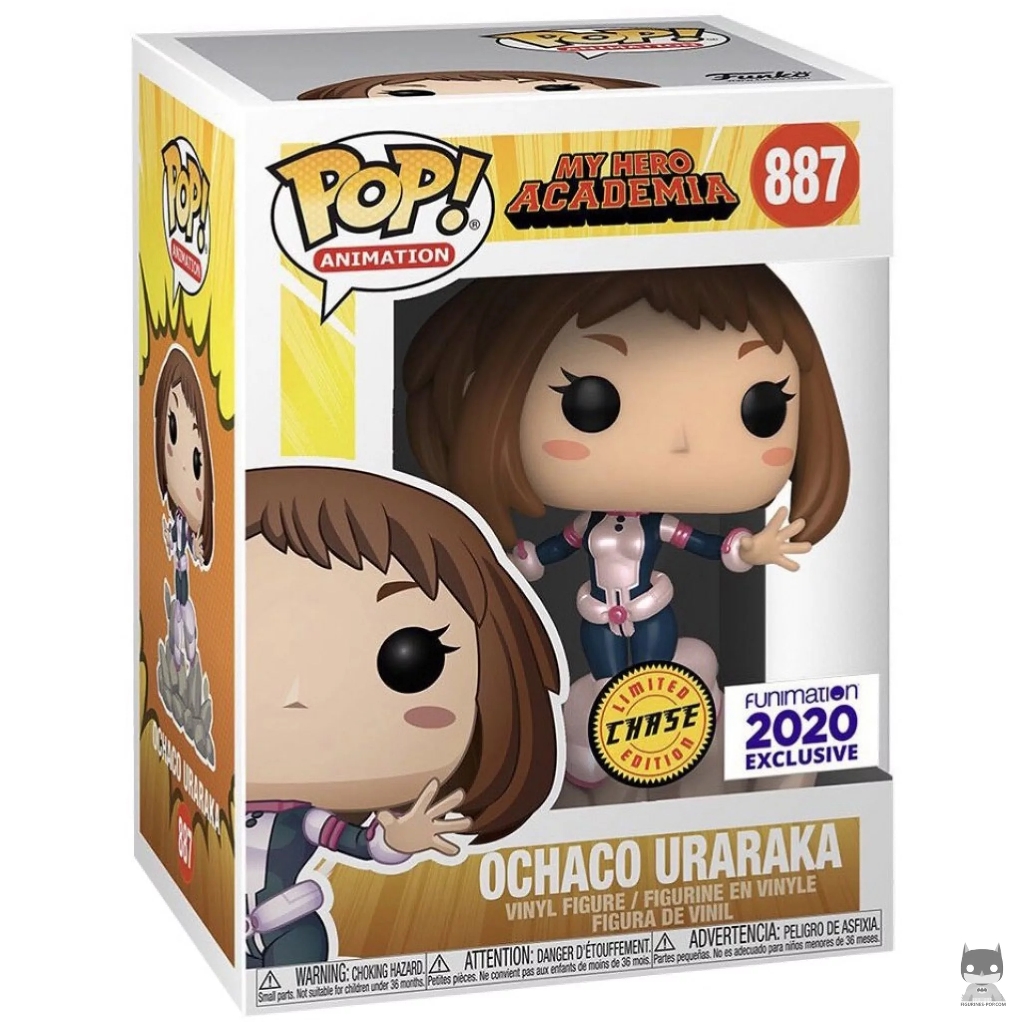 Figura Funko Pop! Ochaco Uraraka (Chase) en su caja