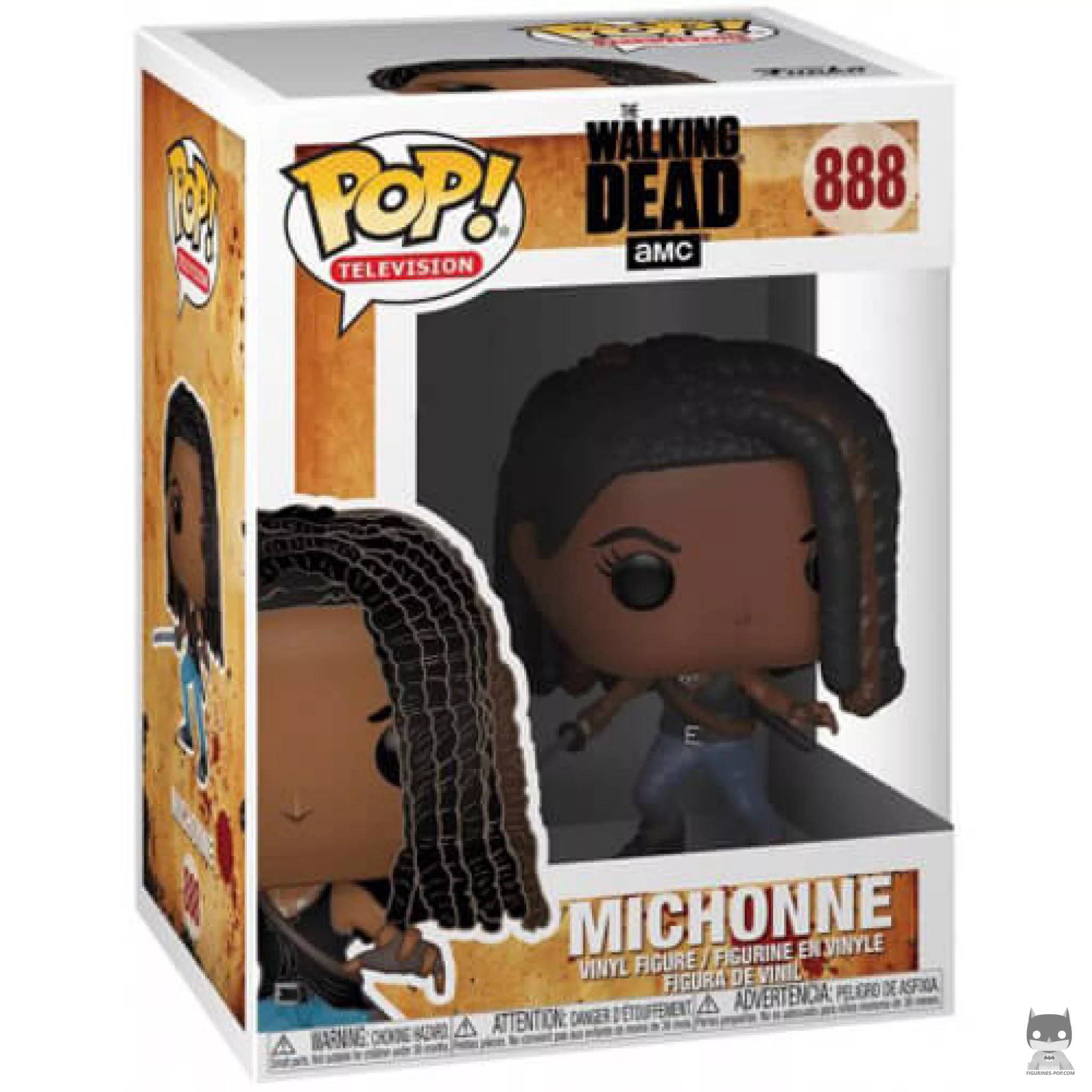 Figura Funko Pop! Michonne en su caja