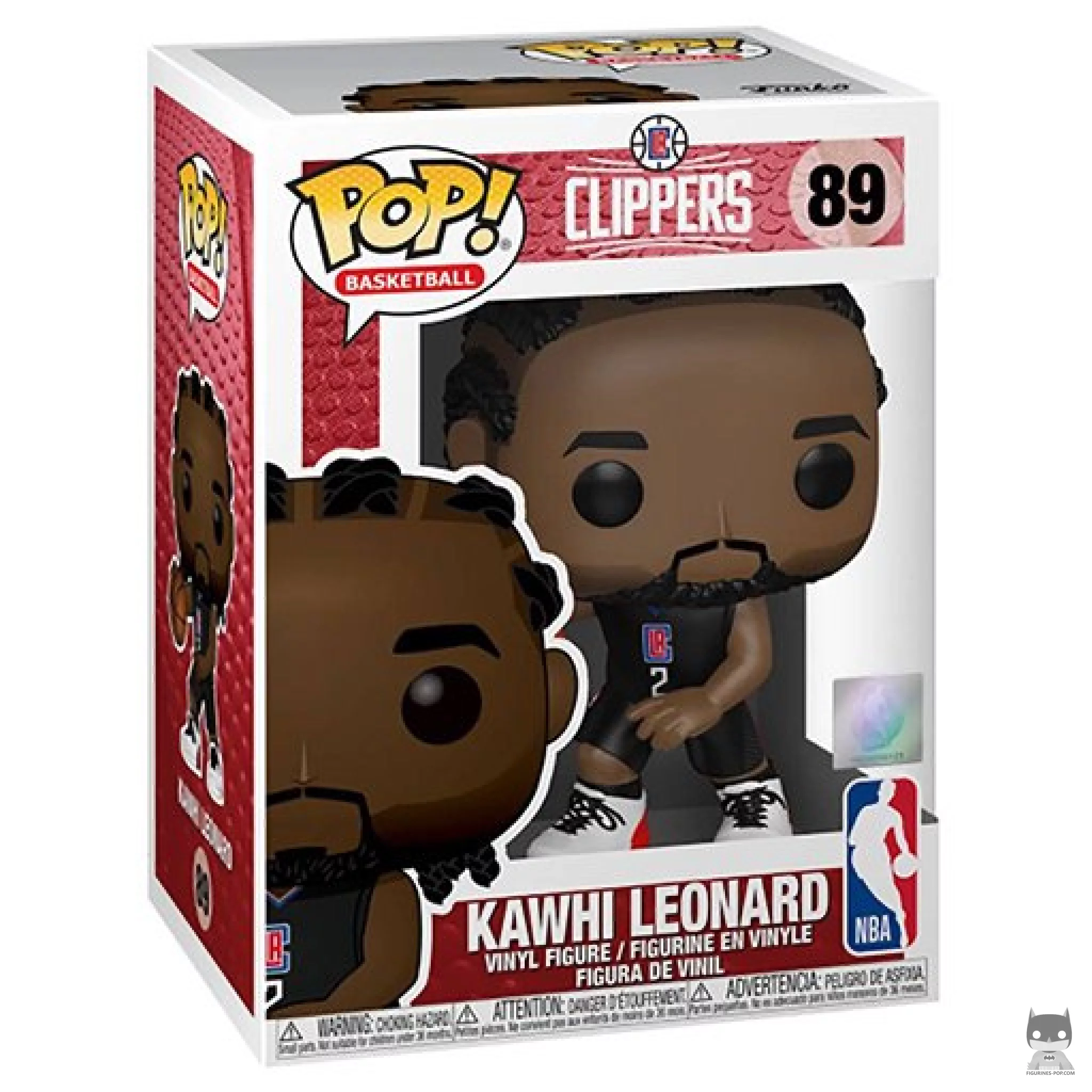 Figura Funko Pop! Kawhi Leonard en su caja