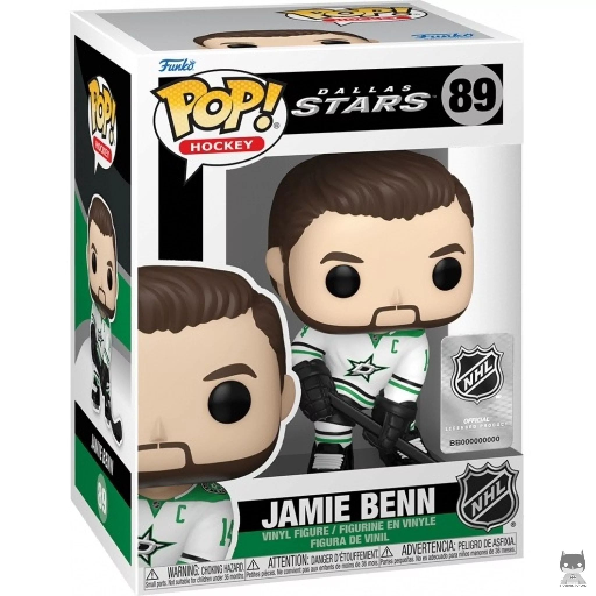 Figura Funko Pop! Jamie Benn en su caja