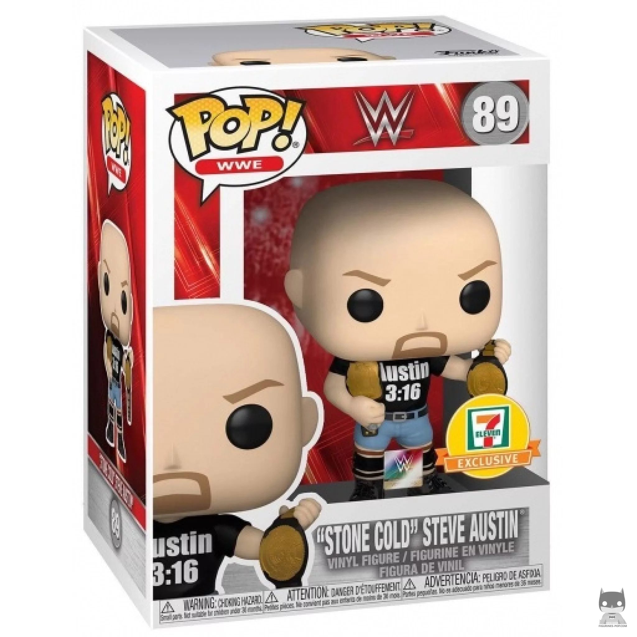 Figura Funko Pop! Stone Cold (Metalizado) en su caja