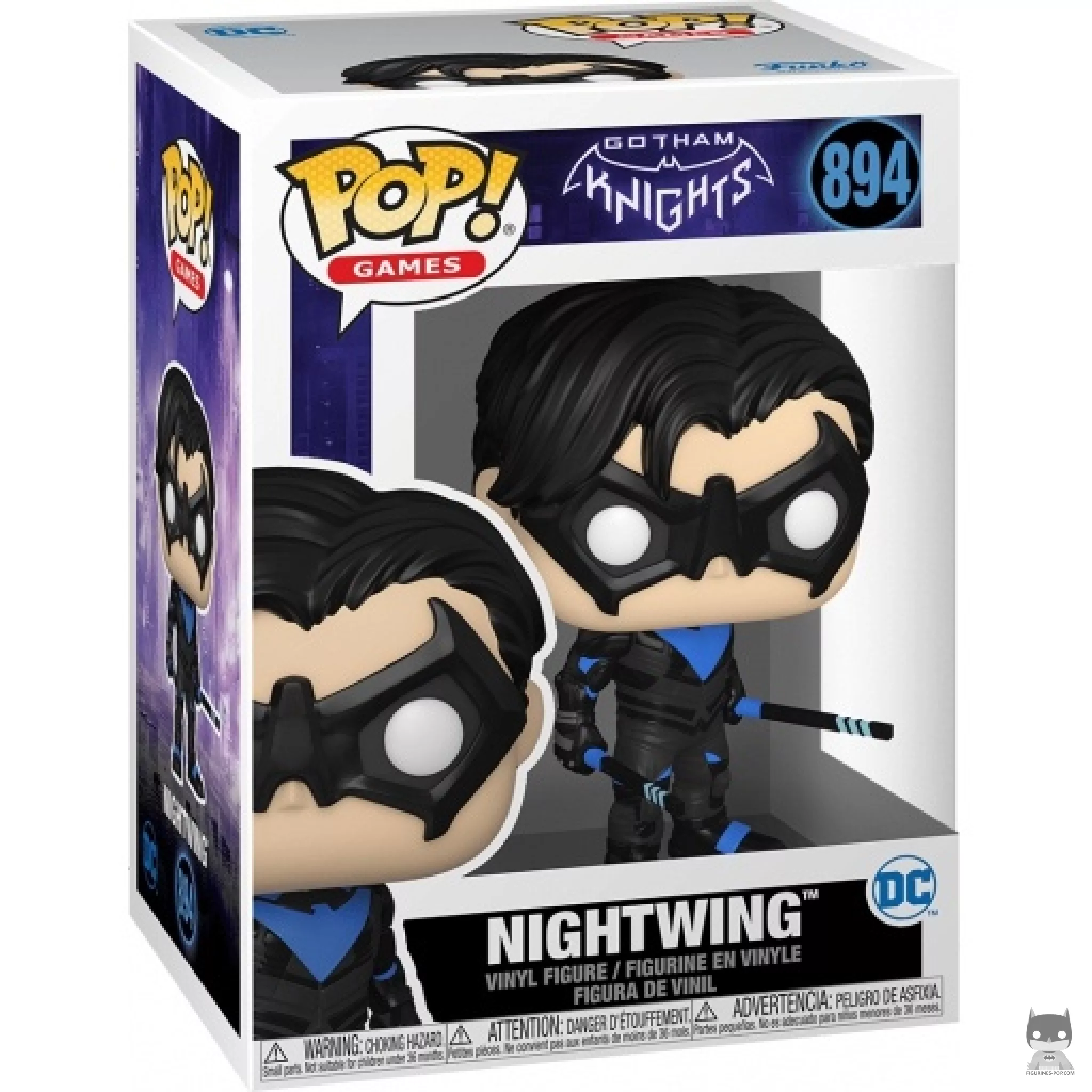 Figura Funko Pop! Nightwing en su caja