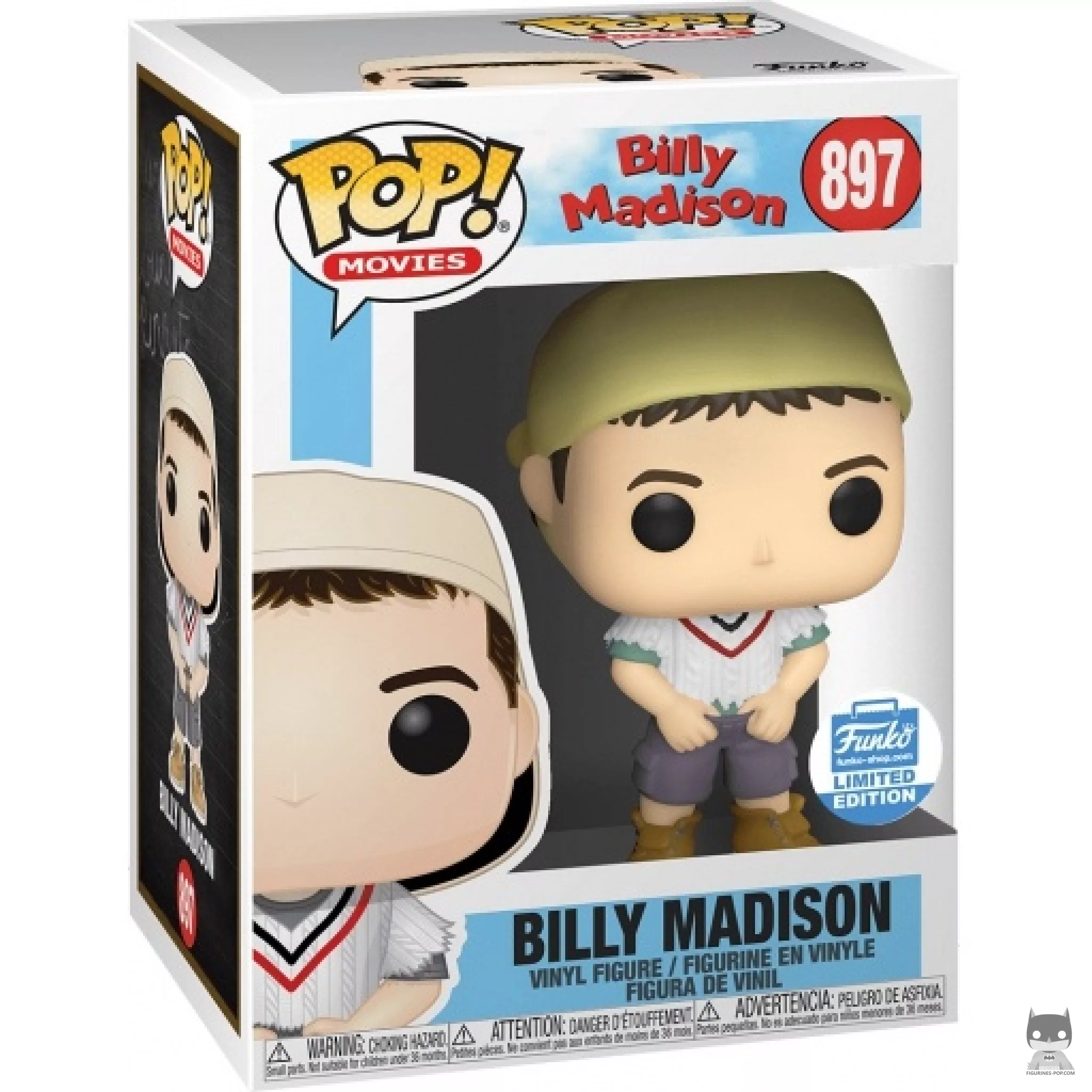 Figura Funko Pop! Billy Madison en su caja