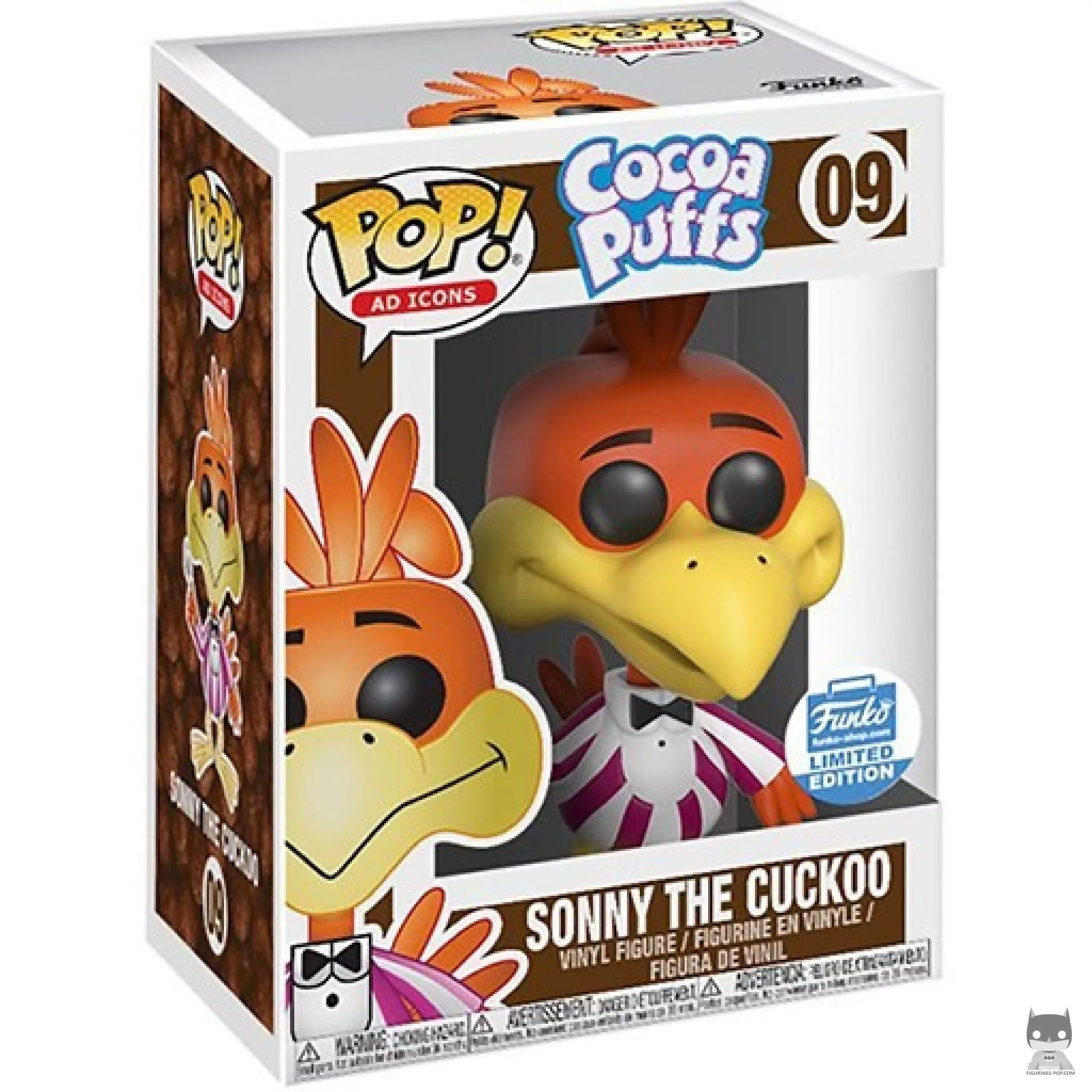 Figura Funko Pop! Sonny the Cuckoo en su caja