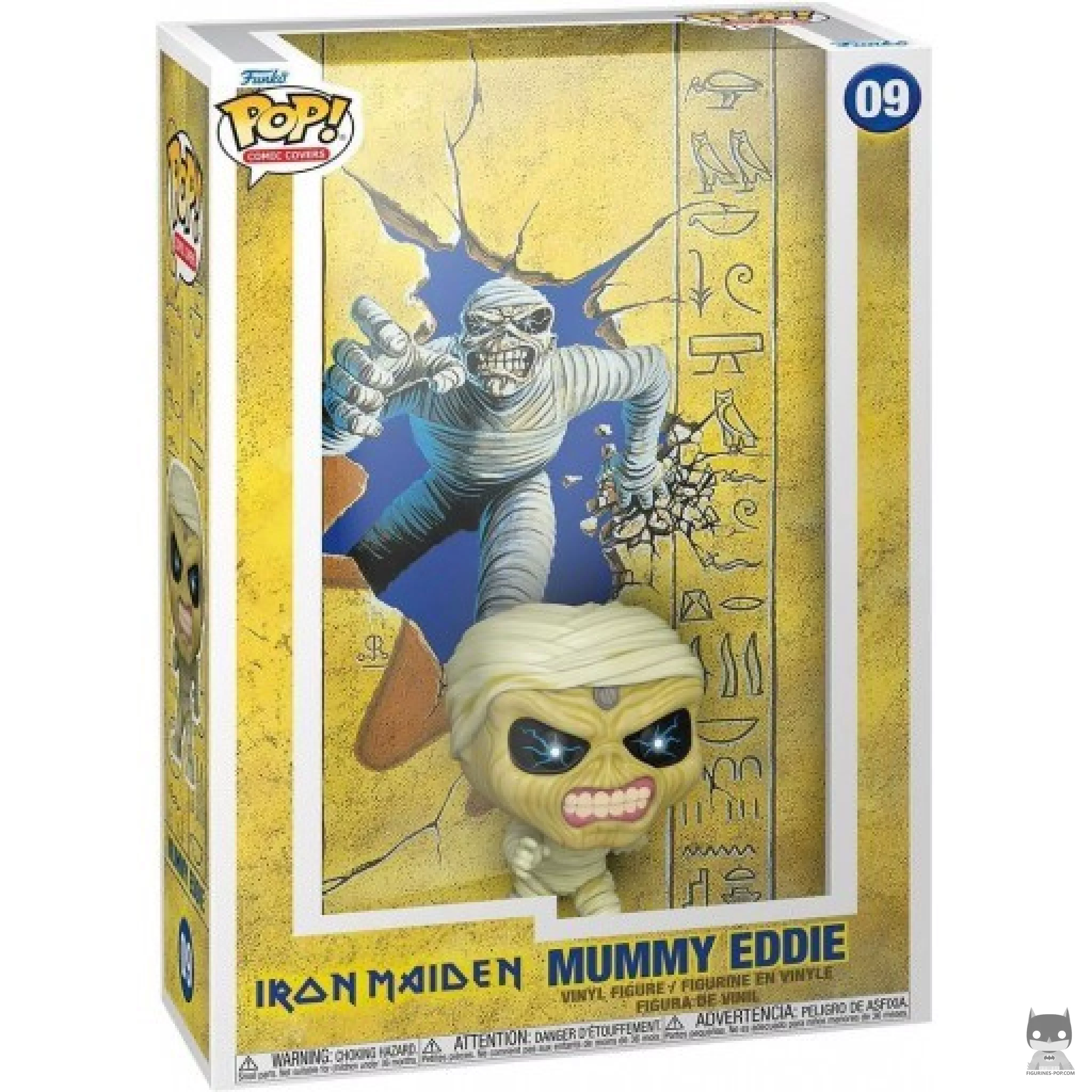 Figura Funko Pop! Eddie momia en su caja
