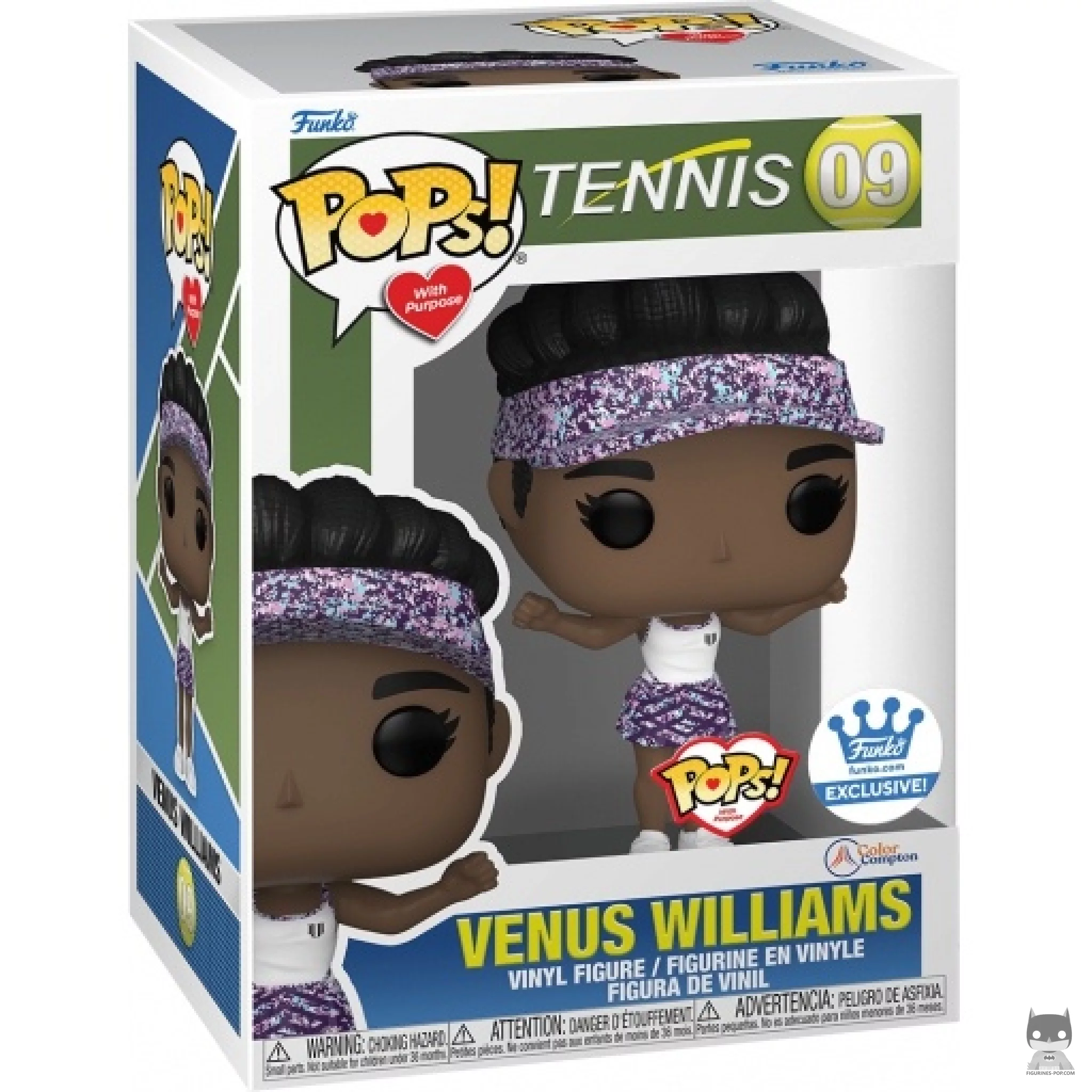Figura Funko Pop! Venus Williams en su caja