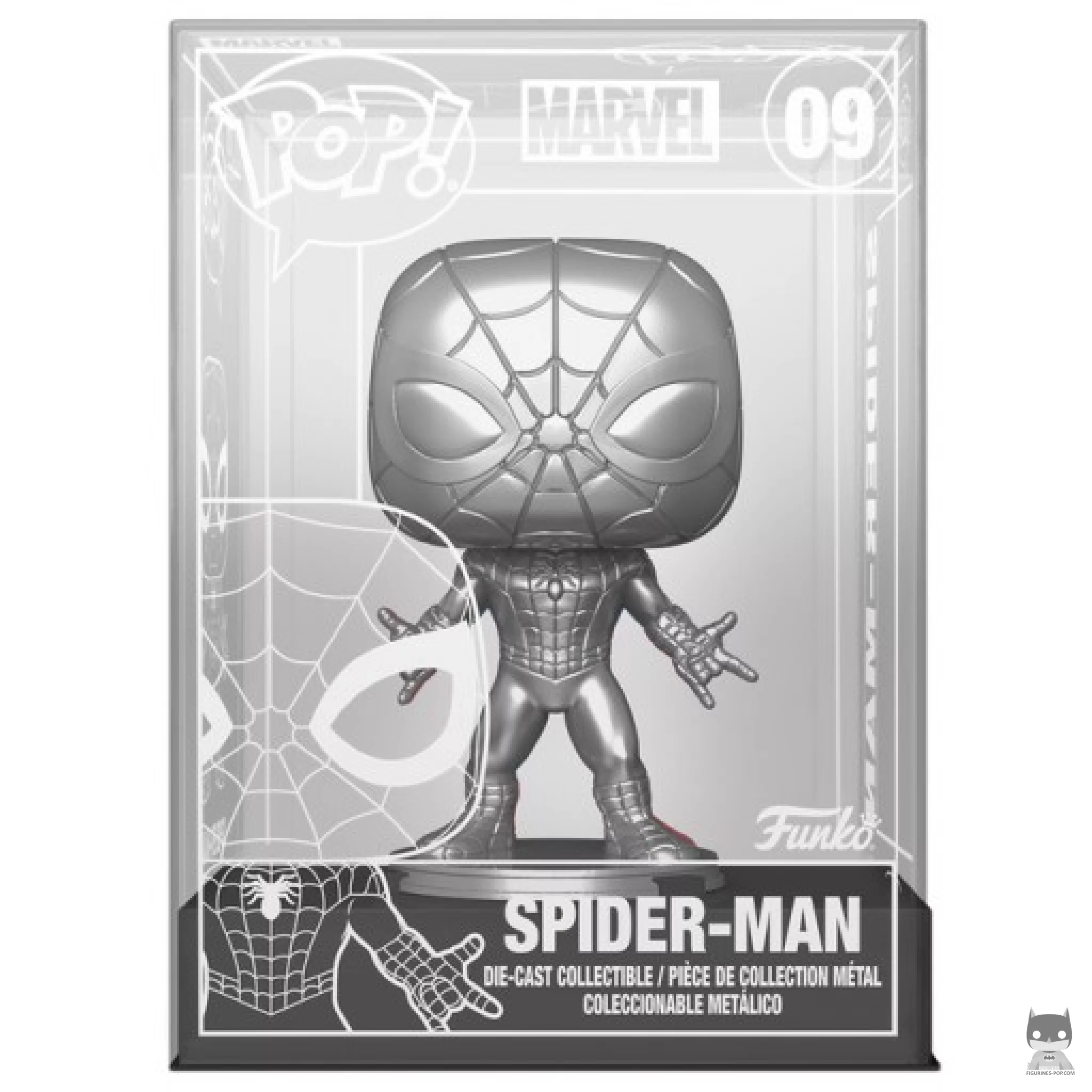 Figura Funko Pop! Spider-Man (Chase & Metalizado) (Marvel Comics)