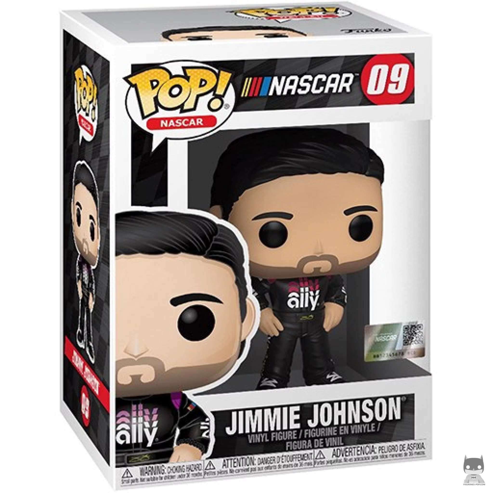 Figura Funko Pop! Jimmie Johnson en su caja