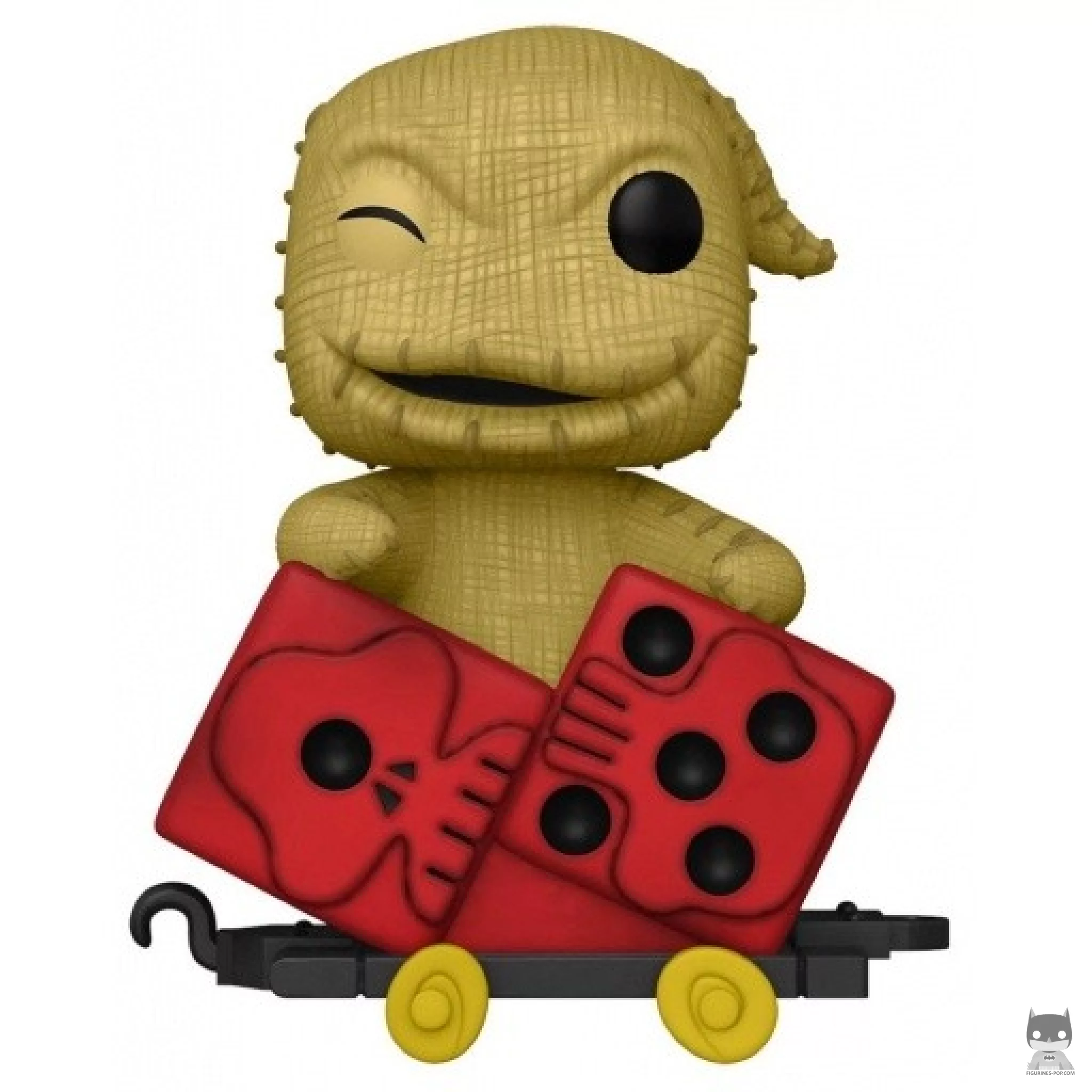 Figura Funko Pop! Oogie Boogie en carrito de dados (Pesadilla antes de Navidad)
