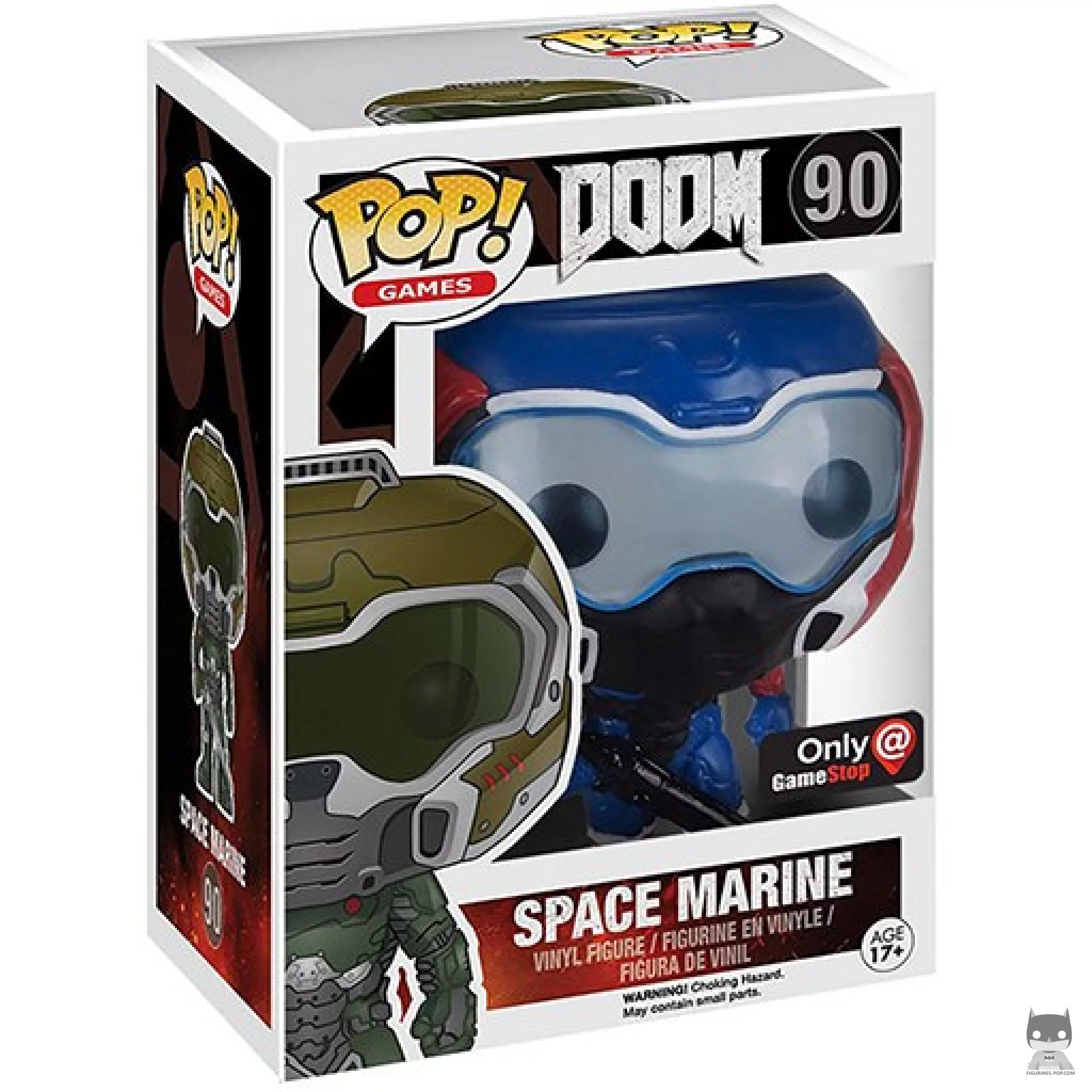 Figura Funko Pop! Space Marine (Americano) en su caja