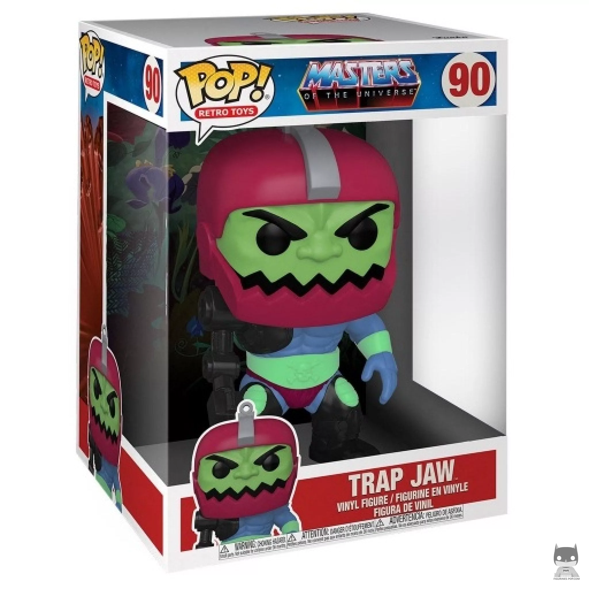Figura Funko Pop! Trap Jaw (Supersized) en su caja