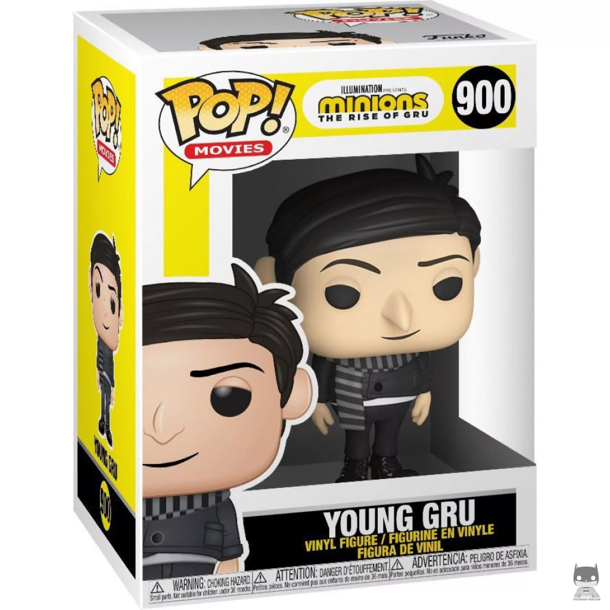 Figura Funko Pop! Gru joven en su caja