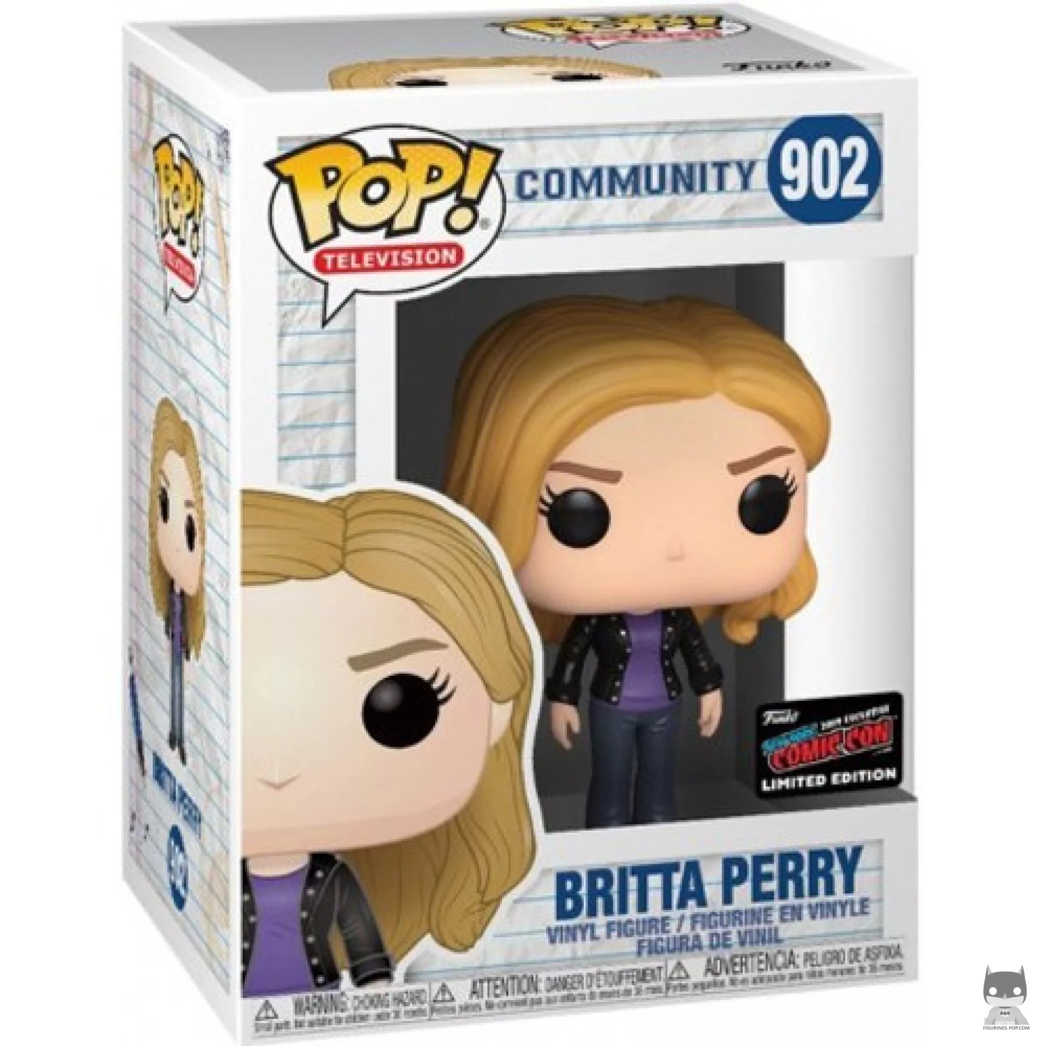 Figura Funko Pop! Britta Perry en su caja