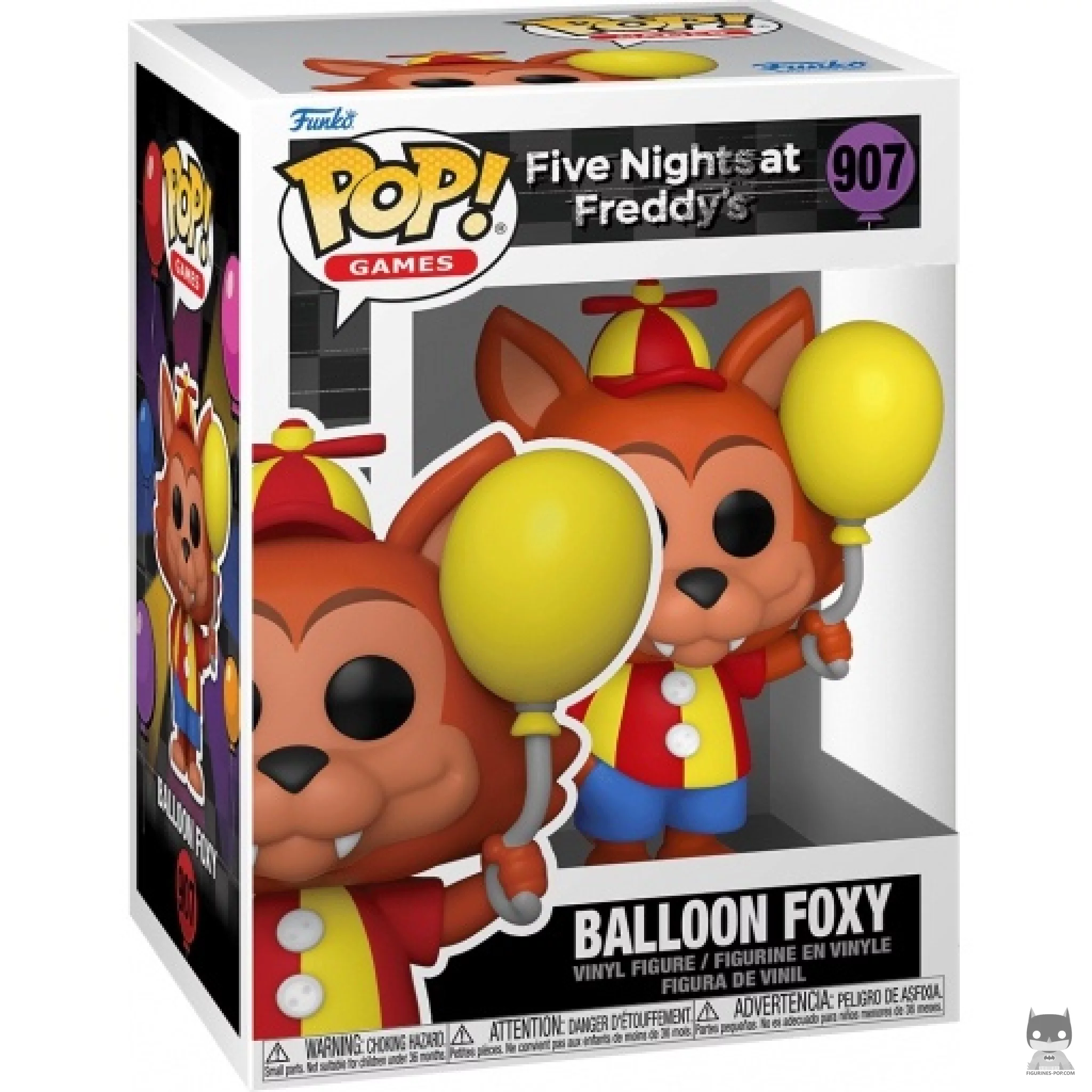 Figura Funko Pop! Balloon Foxy en su caja