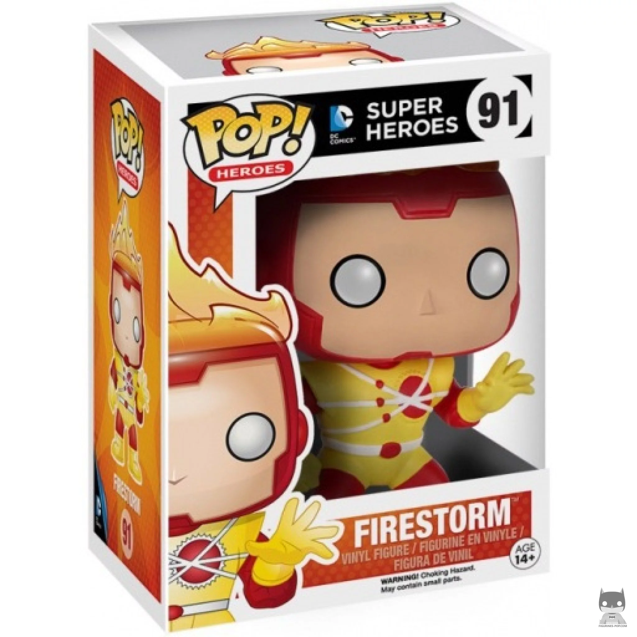Figura Funko Pop! Firestorm en su caja