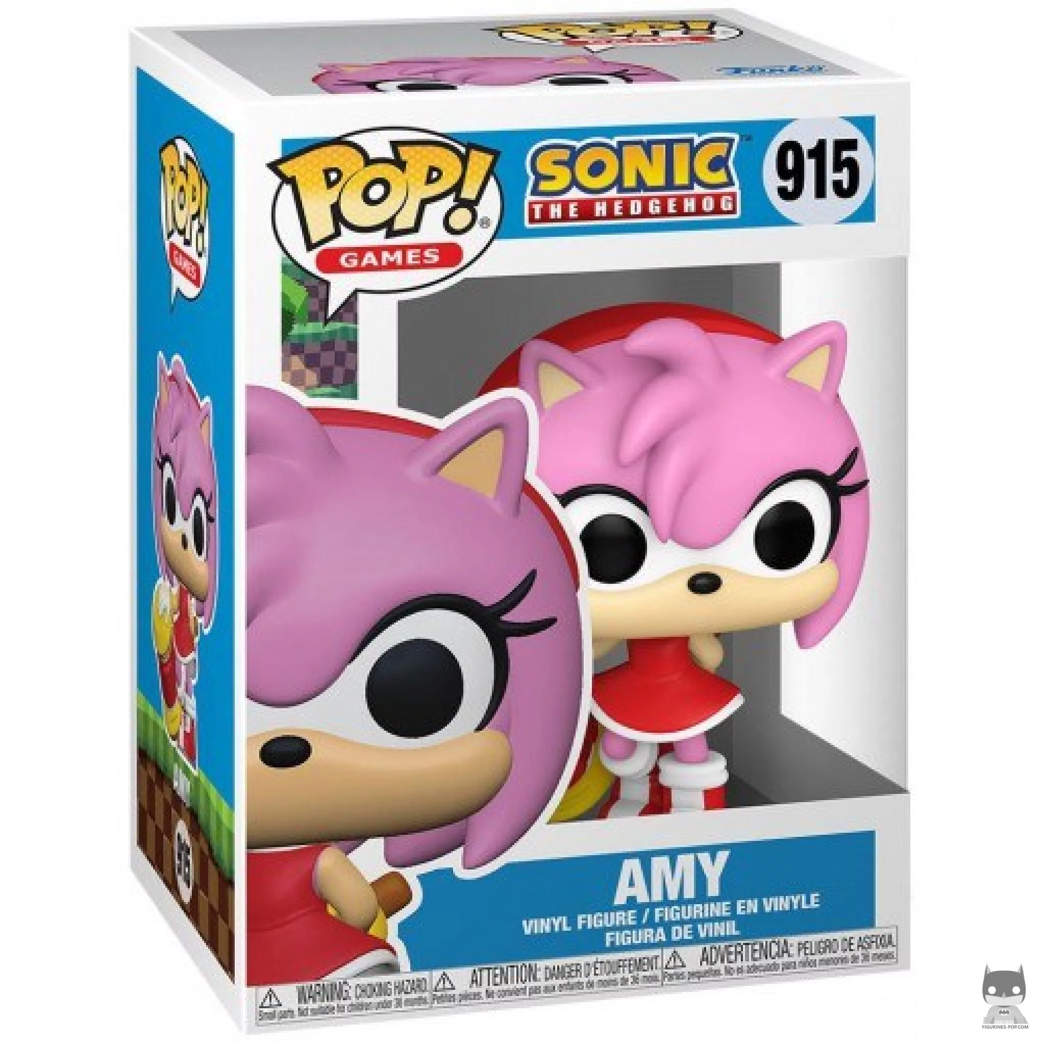 Figura Funko Pop! Amy Rose en su caja
