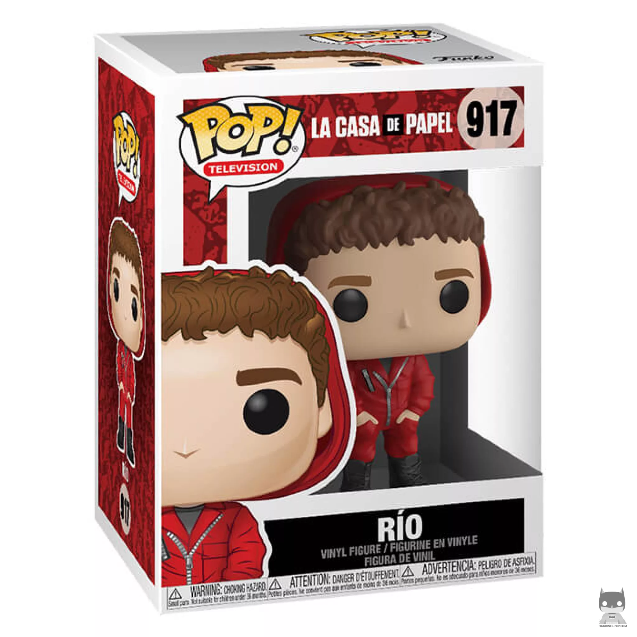 Figura Funko Pop! Río en su caja