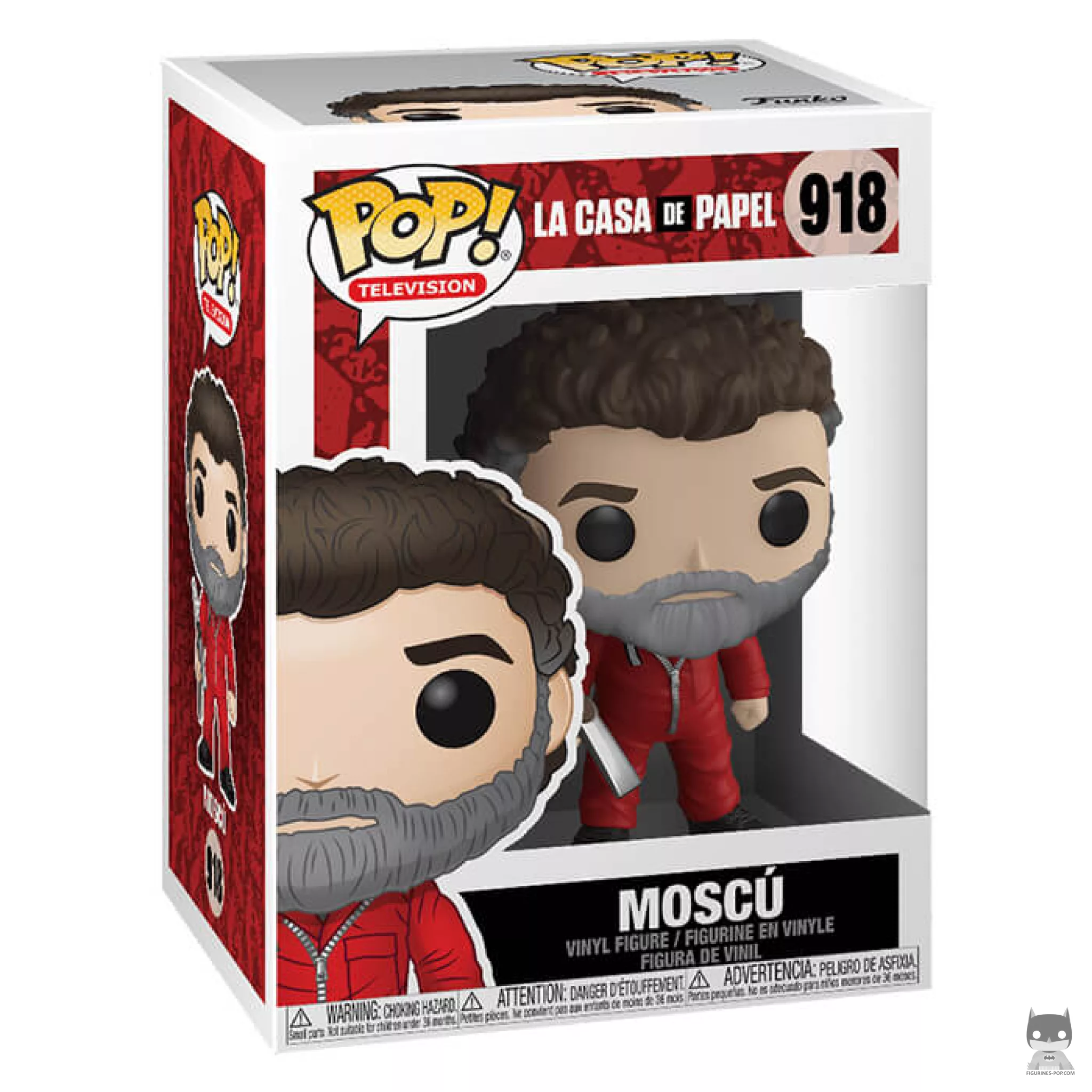 Figura Funko Pop! Moscú en su caja