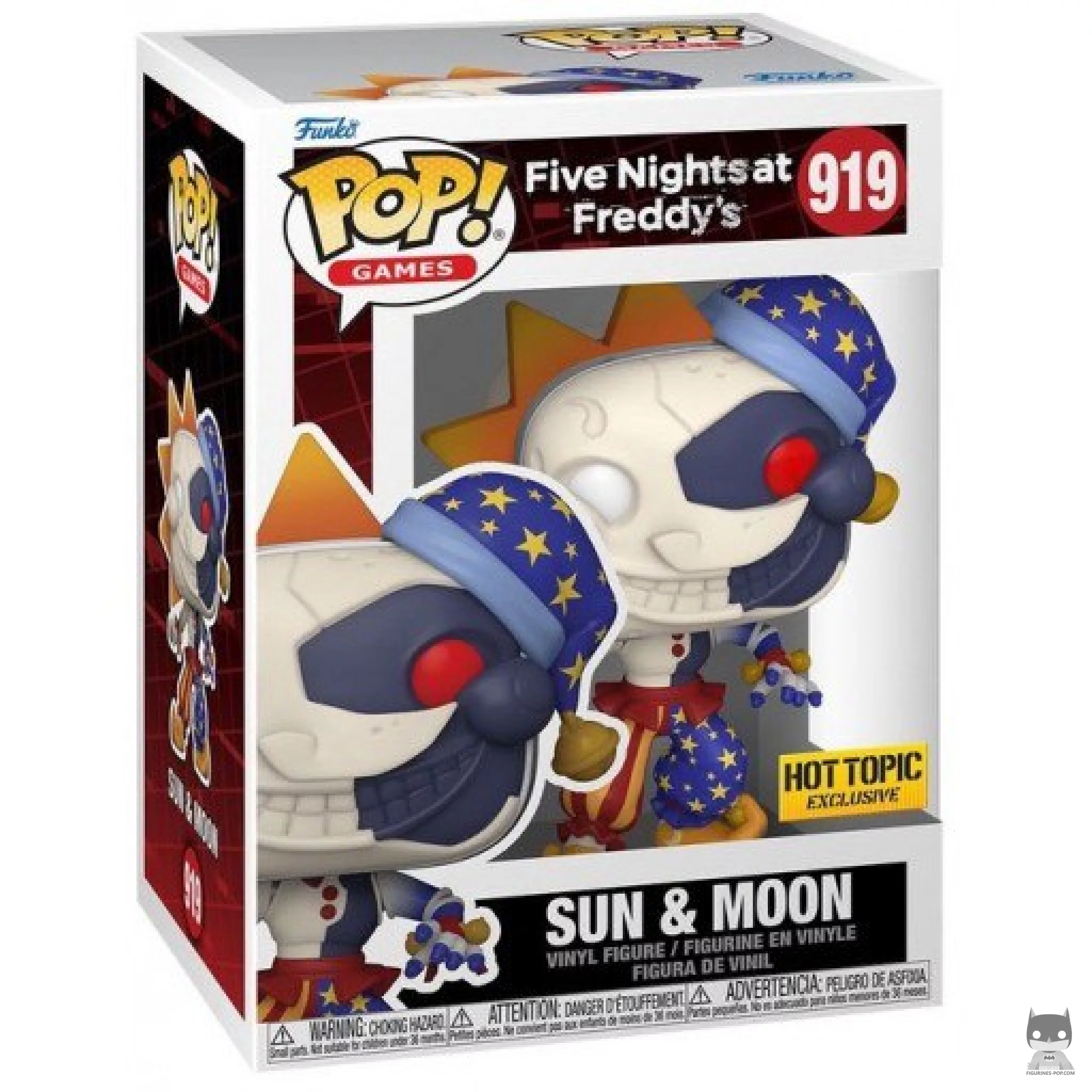 Figura Funko Pop! Sun and Moon en su caja