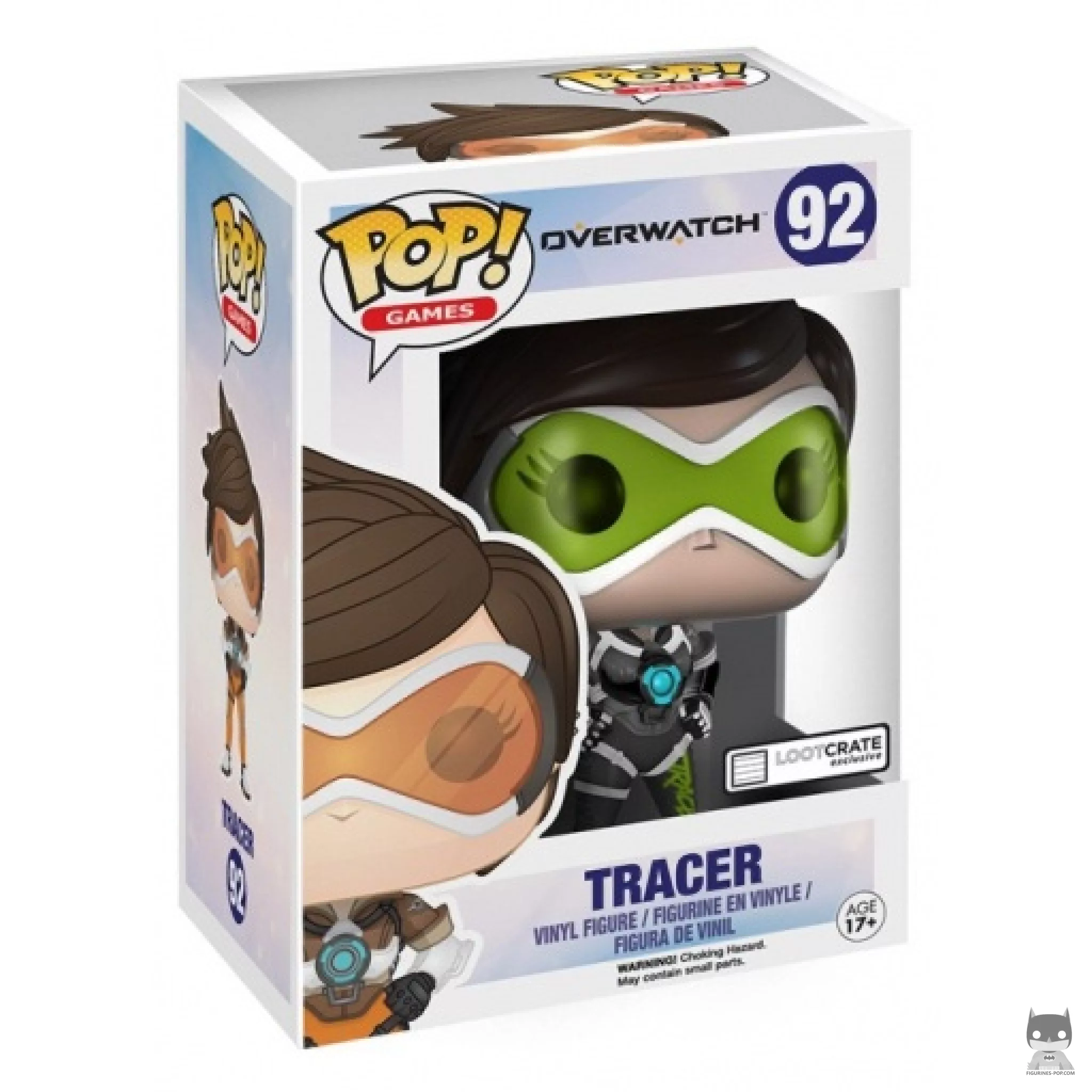 Figura Funko Pop! Tracer deportiva en su caja