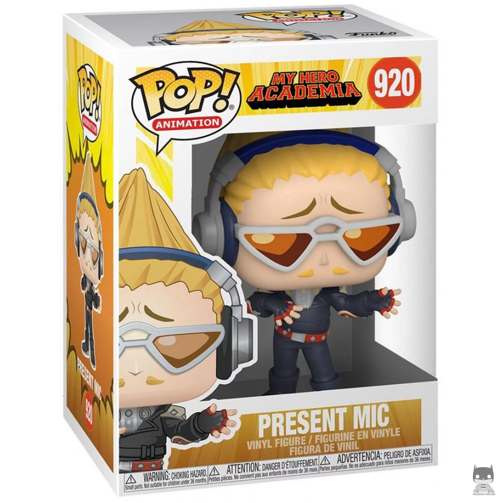 Figura Funko Pop! Present Mic en su caja