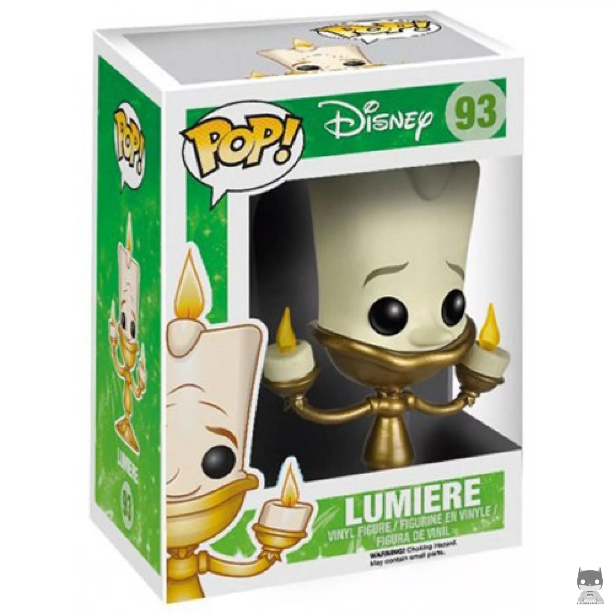 Figura Funko Pop! Lumière en su caja
