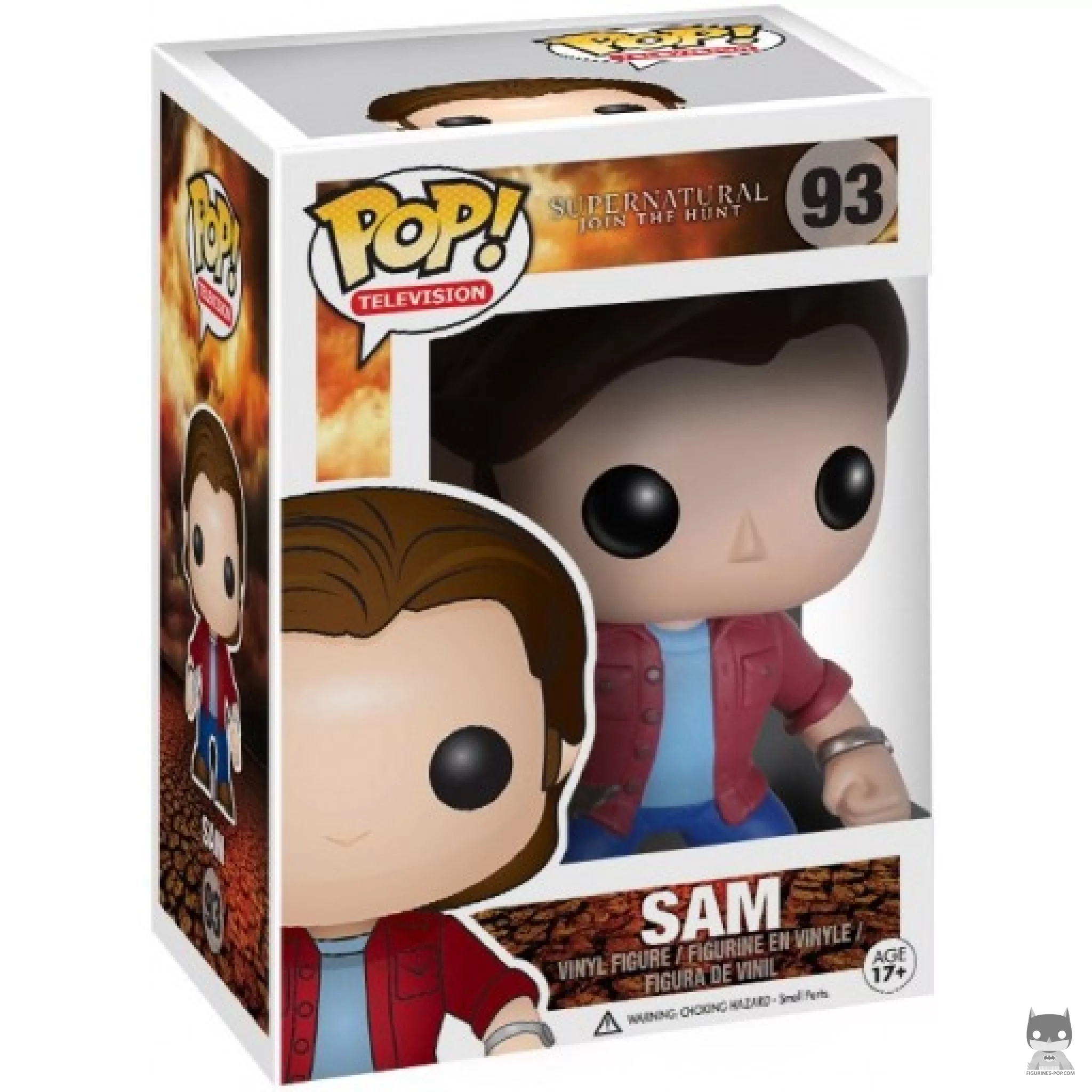 Figura Funko Pop! Sam Winchester en su caja
