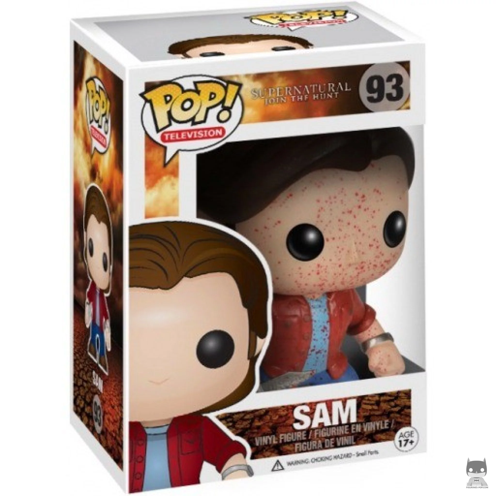 Figura Funko Pop! Sam Winchester (Ensangrentado) en su caja