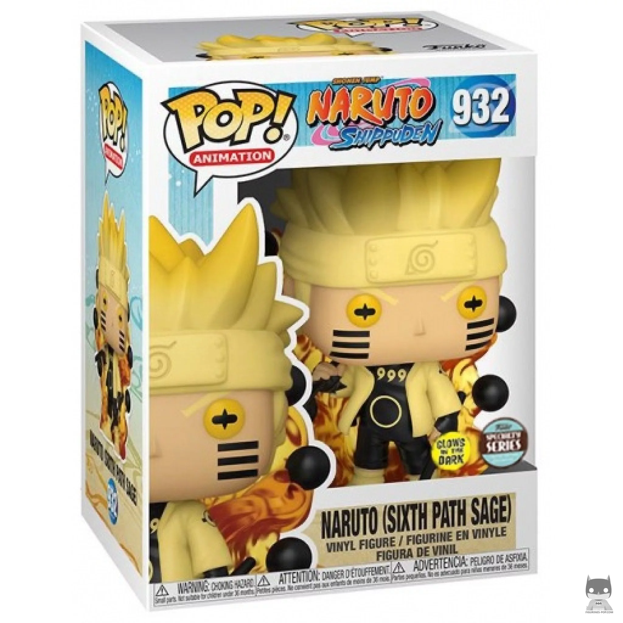 Figura Funko Pop! Naruto Uzumaki Chakra del Kyubi (Brilla en la oscuridad) en su caja