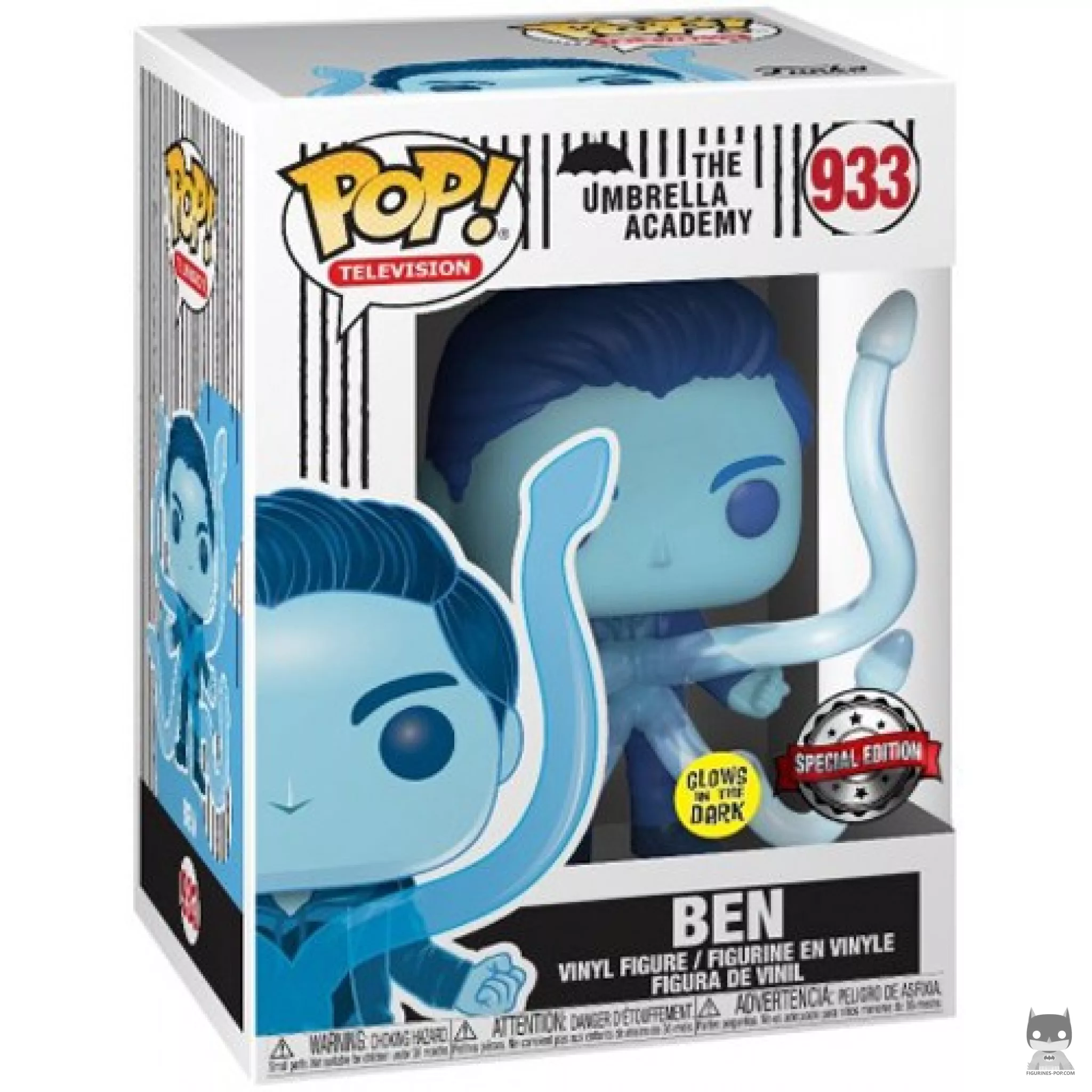 Figura Funko Pop! Ben (Brilla en la oscuridad) en su caja