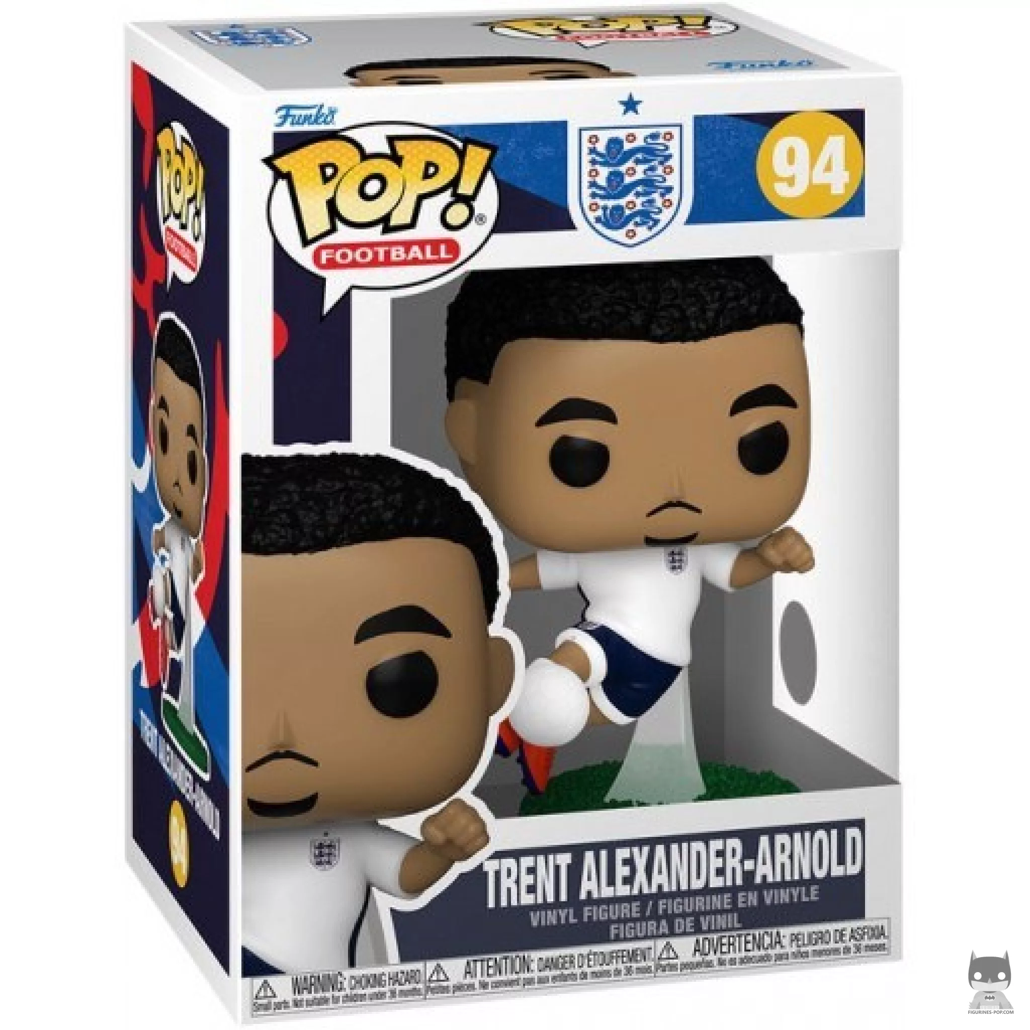 Figura Funko Pop! Trent Alexander-Arnold (Inglaterra) en su caja