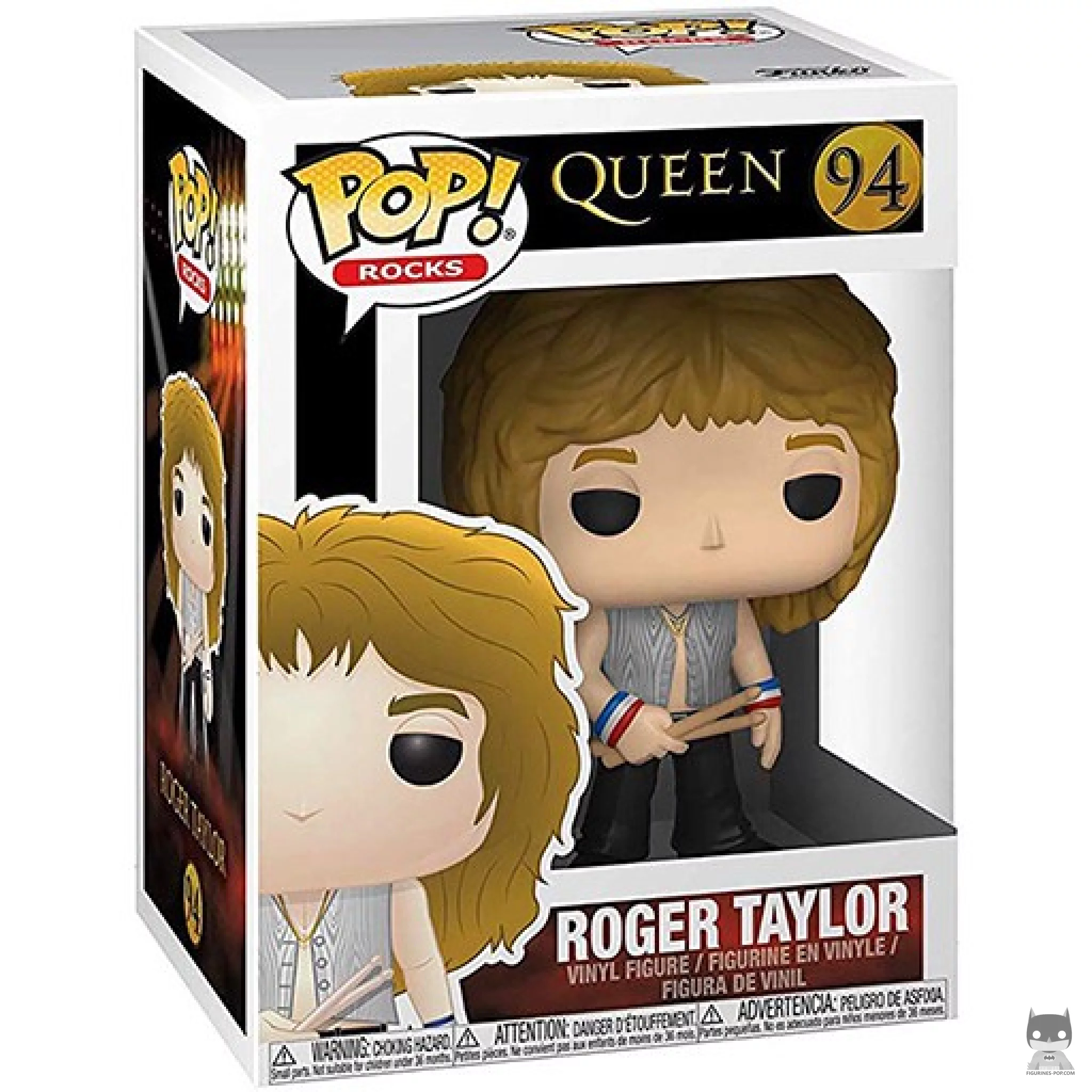 Figura Funko Pop! Roger Taylor en su caja