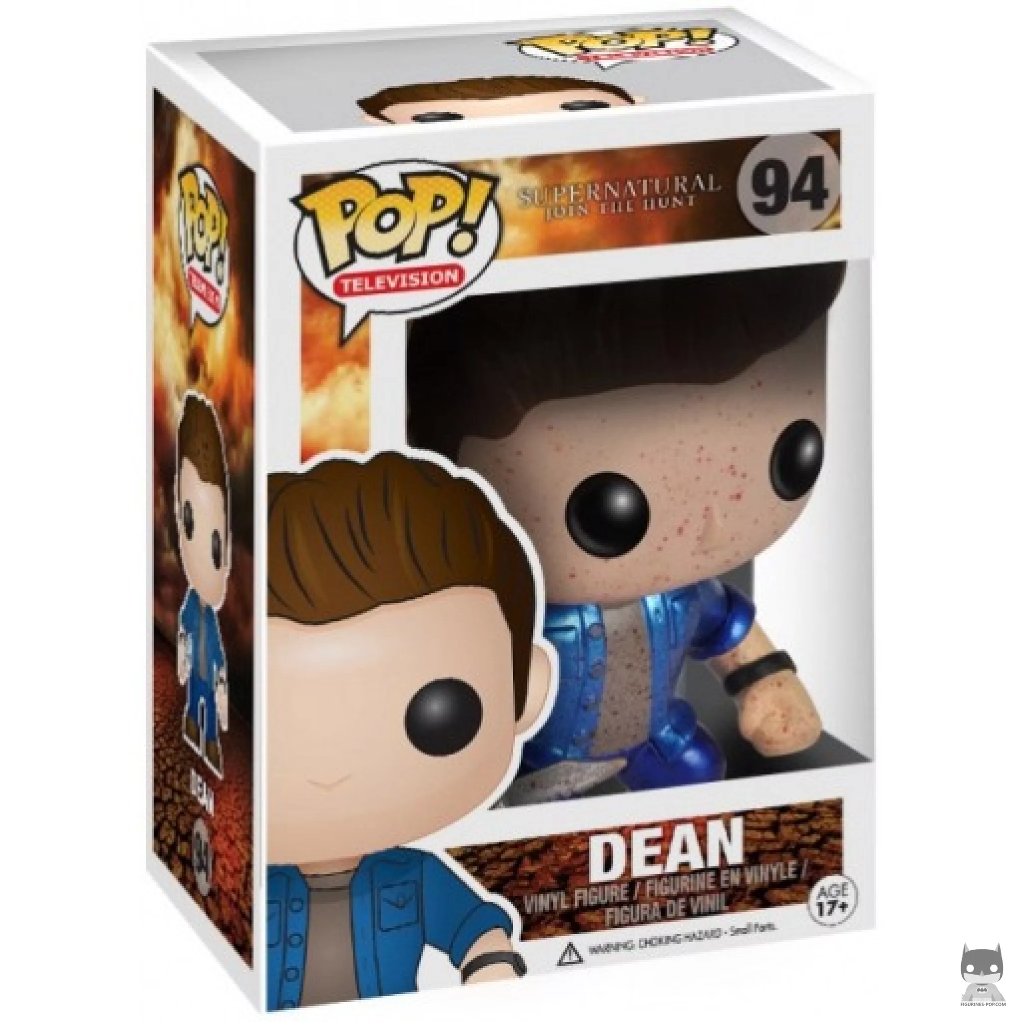 Figura Funko Pop! Dean Winchester (Metalizado) en su caja