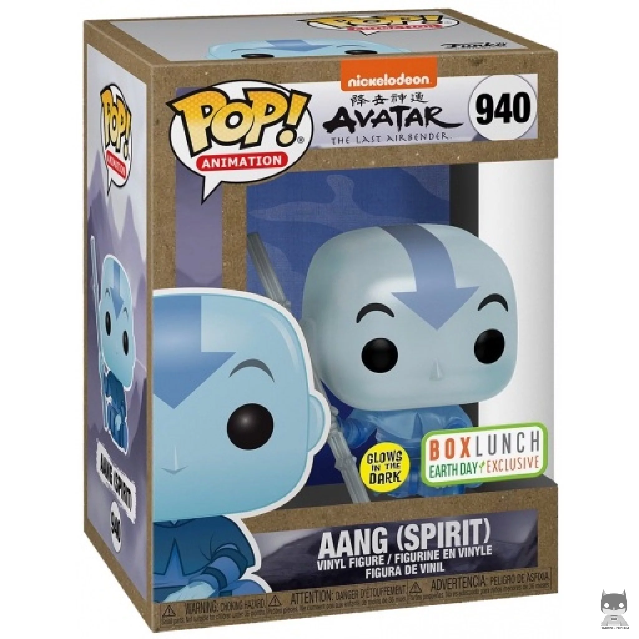 Figura Funko Pop! Aang espíritu en su caja
