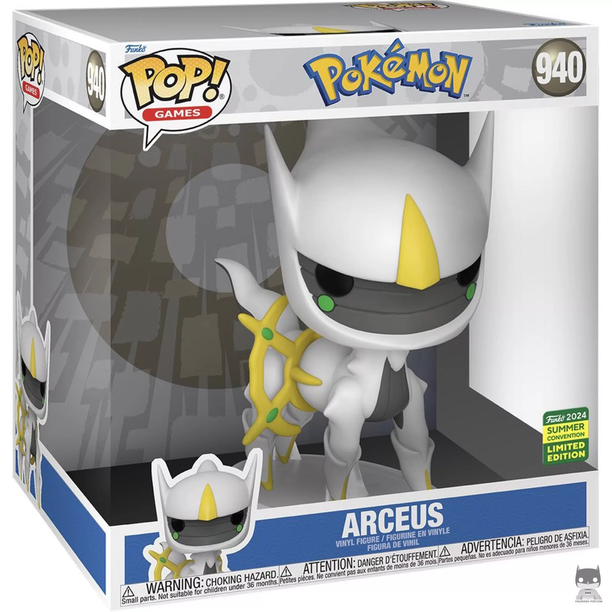 Figura Funko Pop! Arceus (Supersized) en su caja
