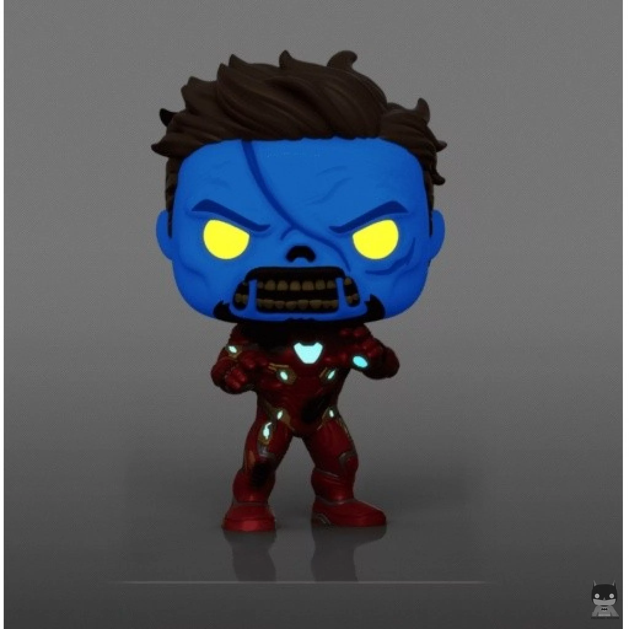 Figura Funko Pop! Iron Man zombi (Brilla en la oscuridad) (¿Qué pasaría si...?)