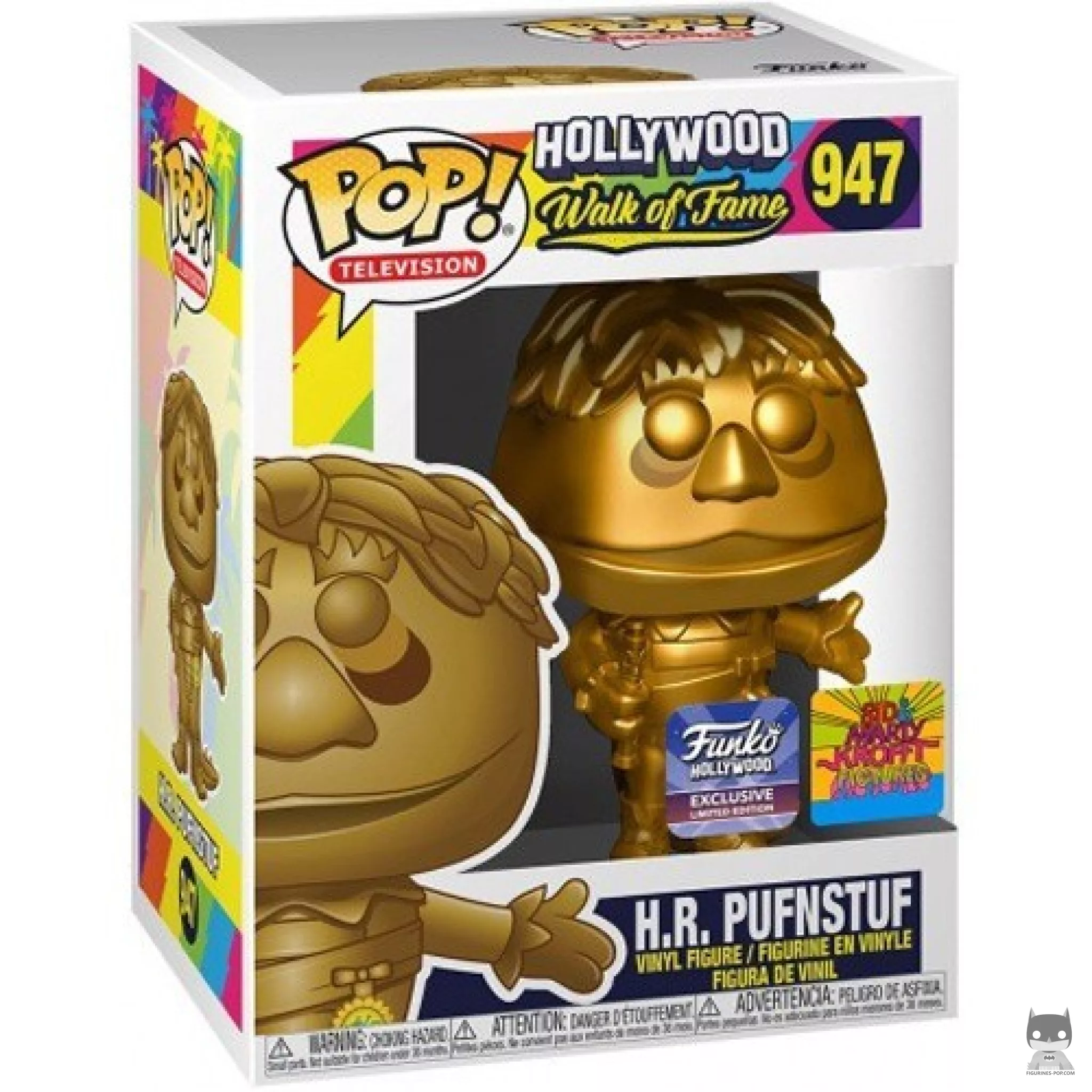 Figura Funko Pop! H.R. Pufnstuf (Dorado) en su caja