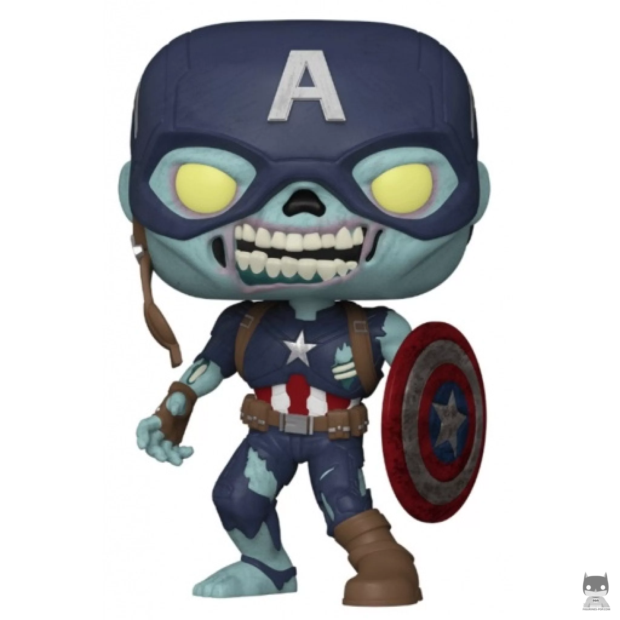 Figura Funko Pop! Capitán América zombi (Supersized) (¿Qué pasaría si...?)