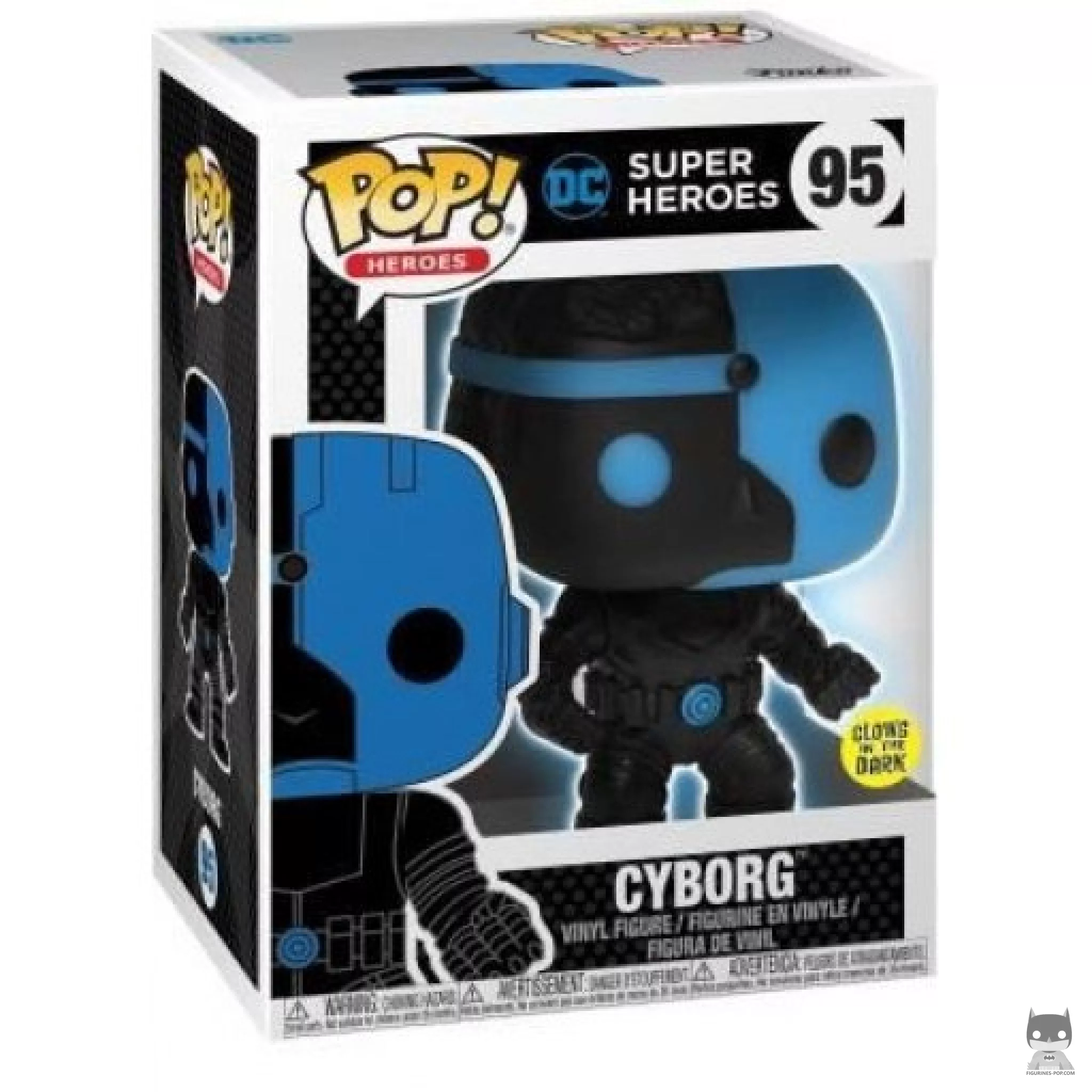 Figura Funko Pop! Cyborg (Silueta) en su caja