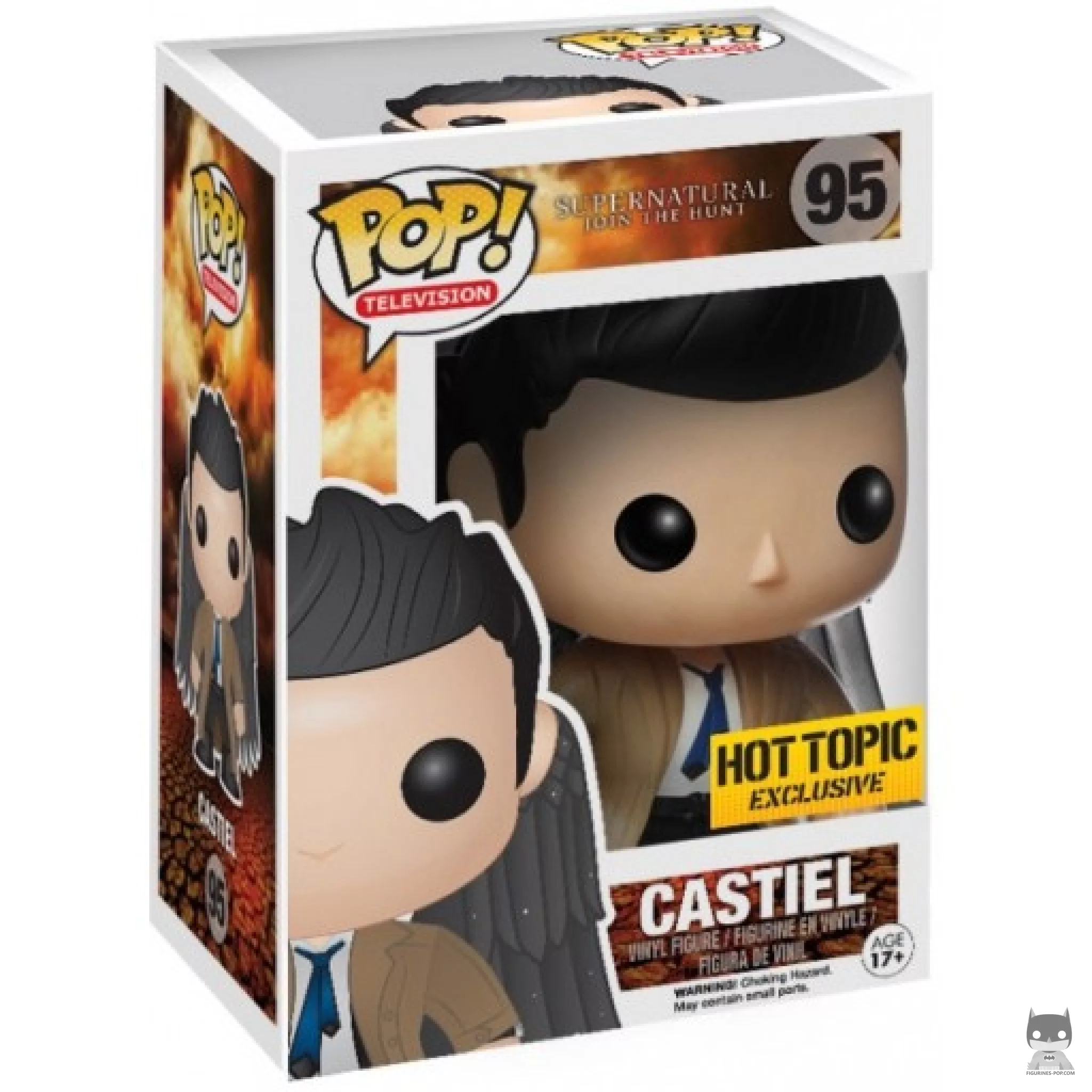 Figura Funko Pop! Castiel con alas en su caja