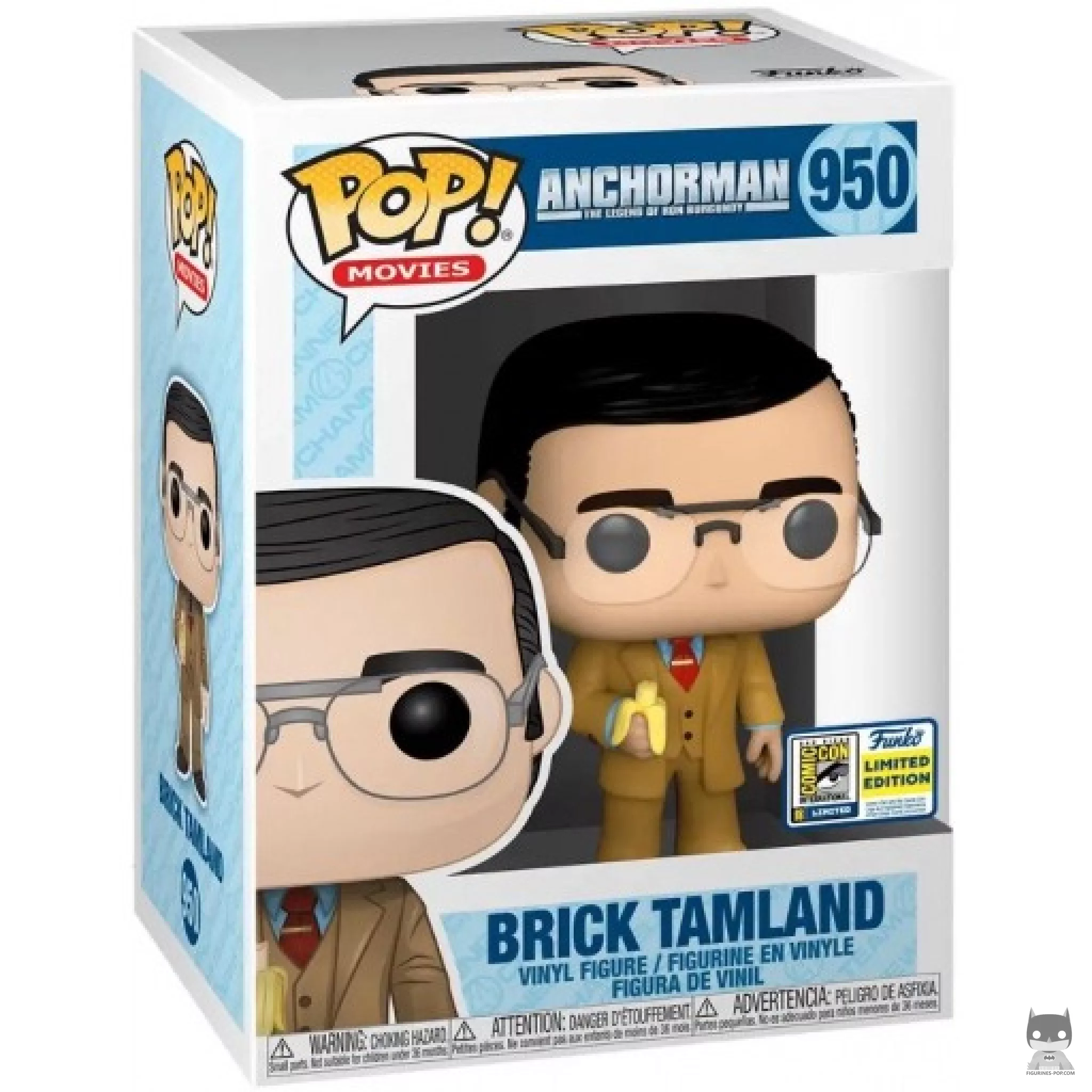 Figura Funko Pop! Brick Tamland en su caja