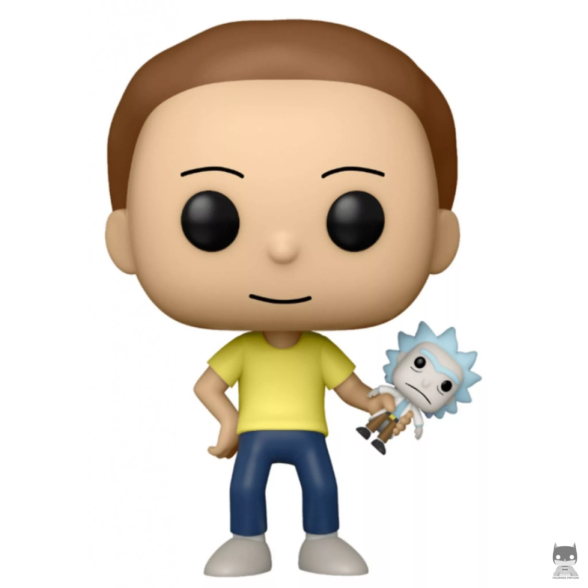 Figura Funko Pop! Morty con Rick encogido (Rick y Morty)