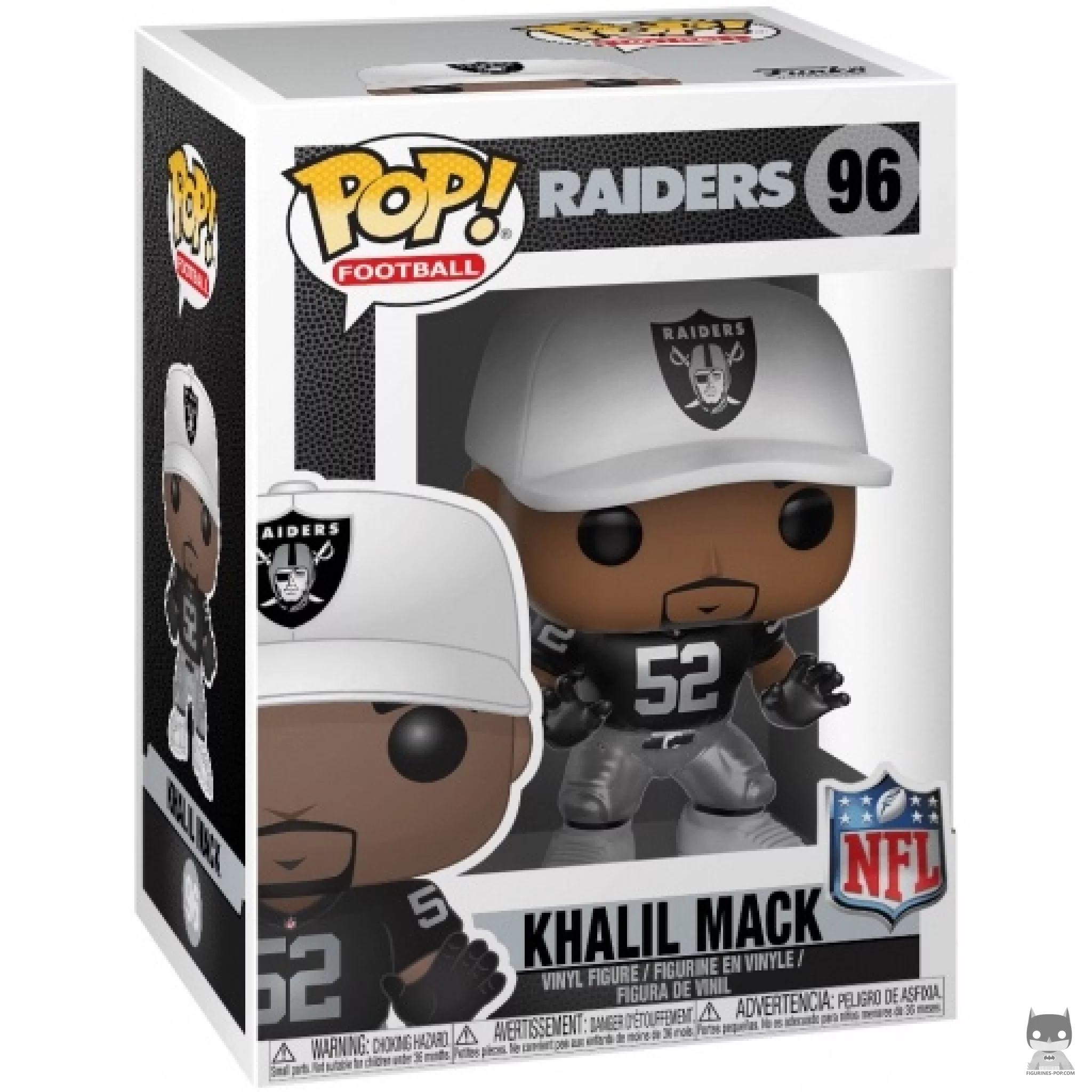 Figura Funko Pop! Khalil Mack en su caja