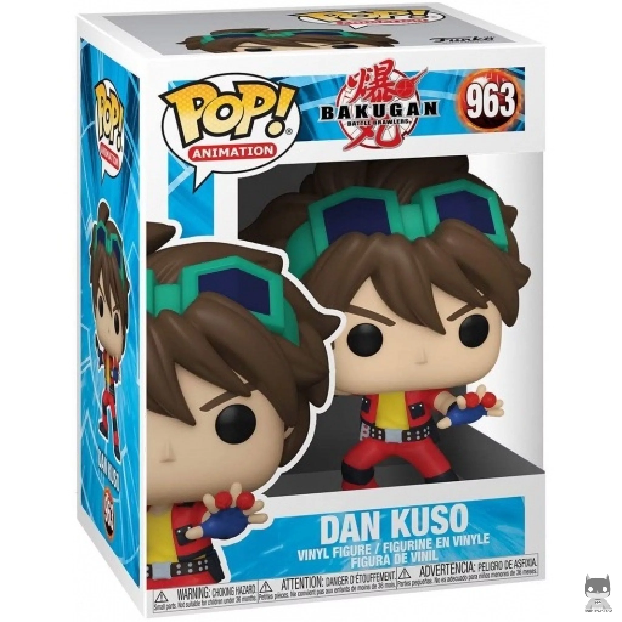 Figura Funko Pop! Dan Kuso en su caja