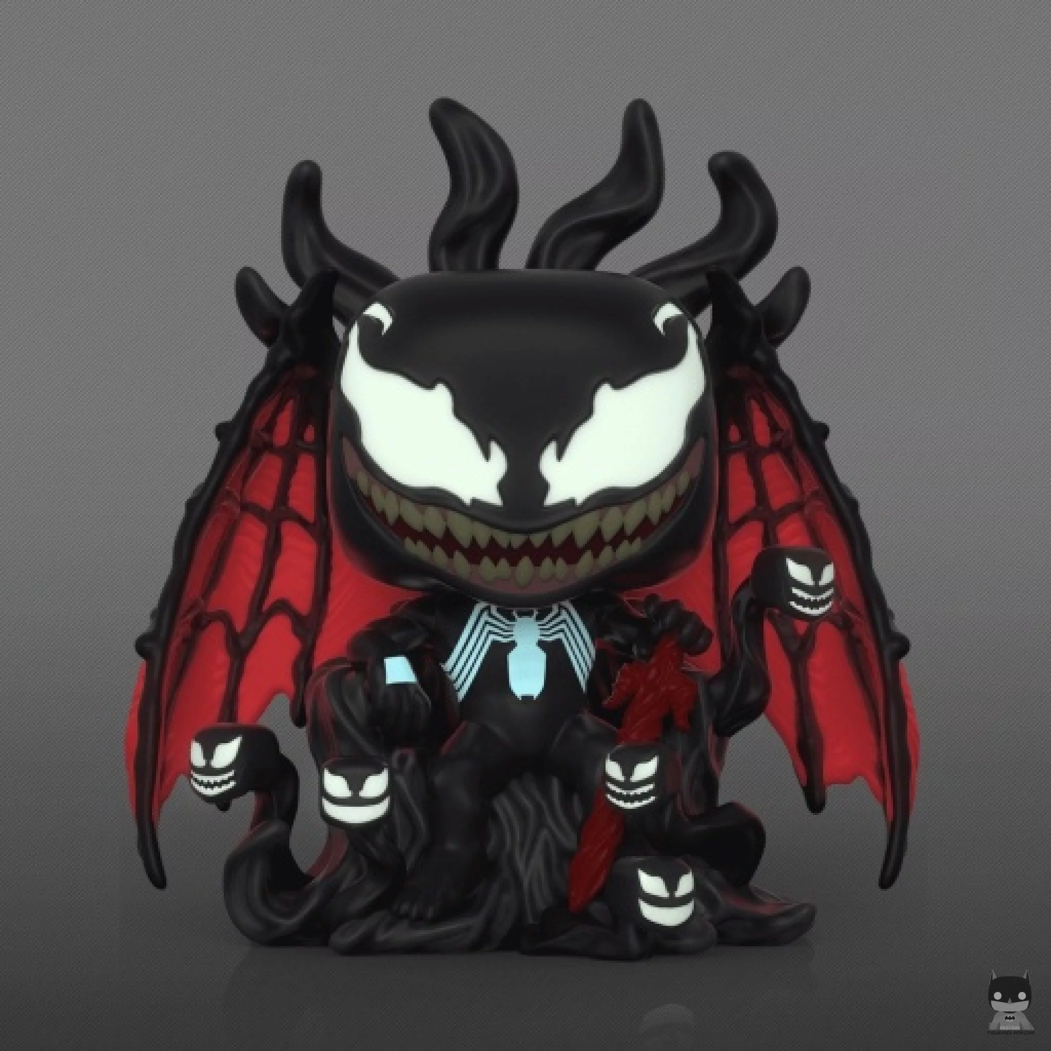Figura Funko Pop! Venom en el trono (Brilla en la oscuridad) (Venom)