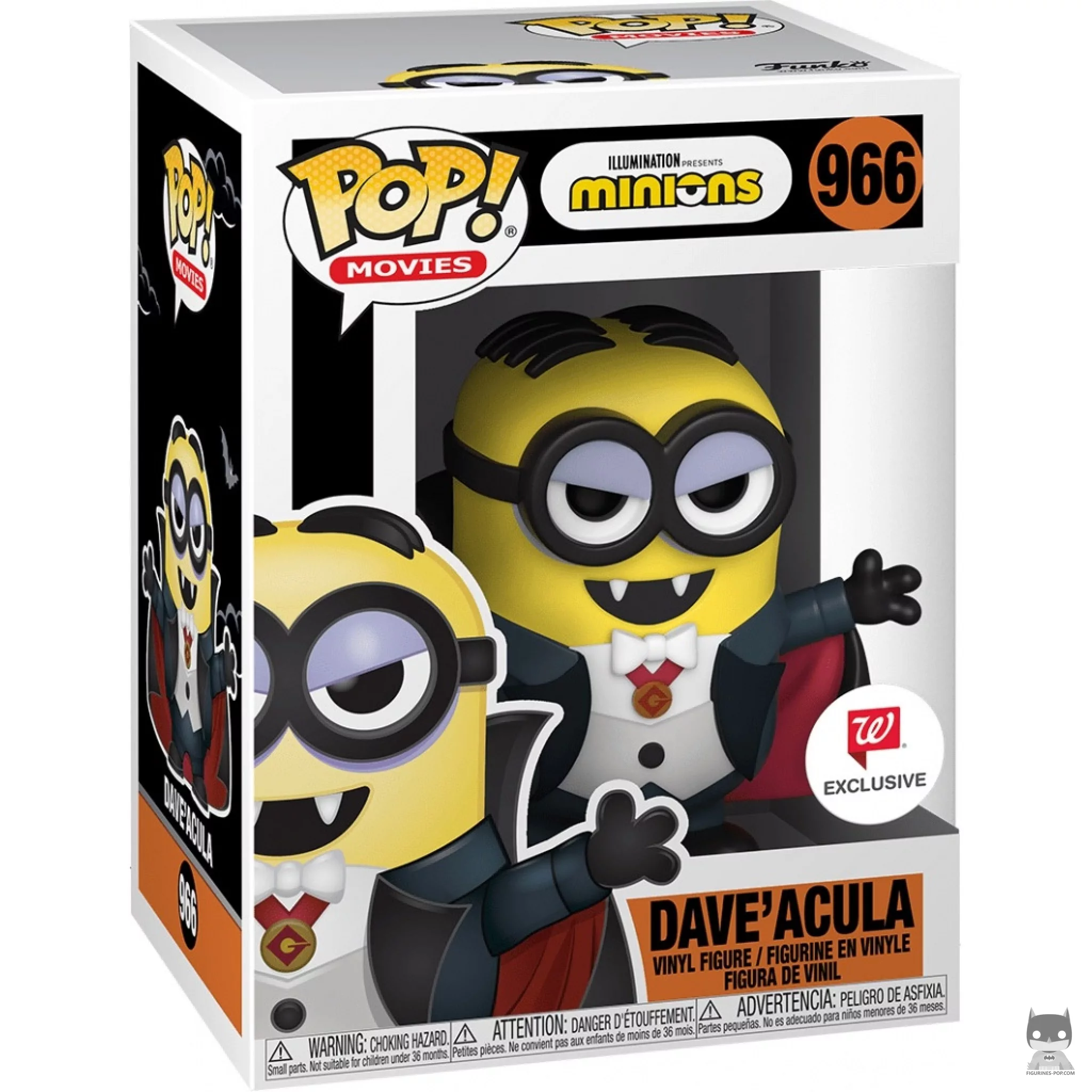 Figura Funko Pop! Dave'Acula en su caja