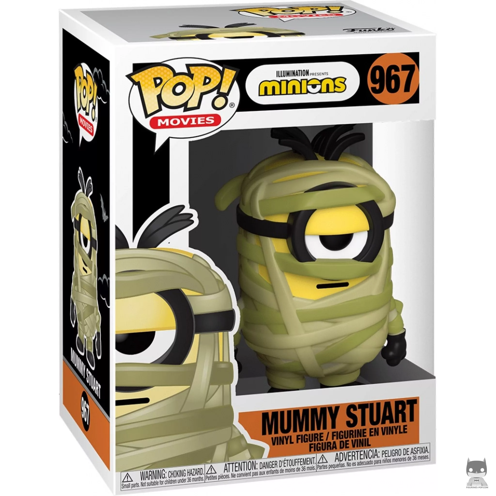 Figura Funko Pop! Stuart momia en su caja