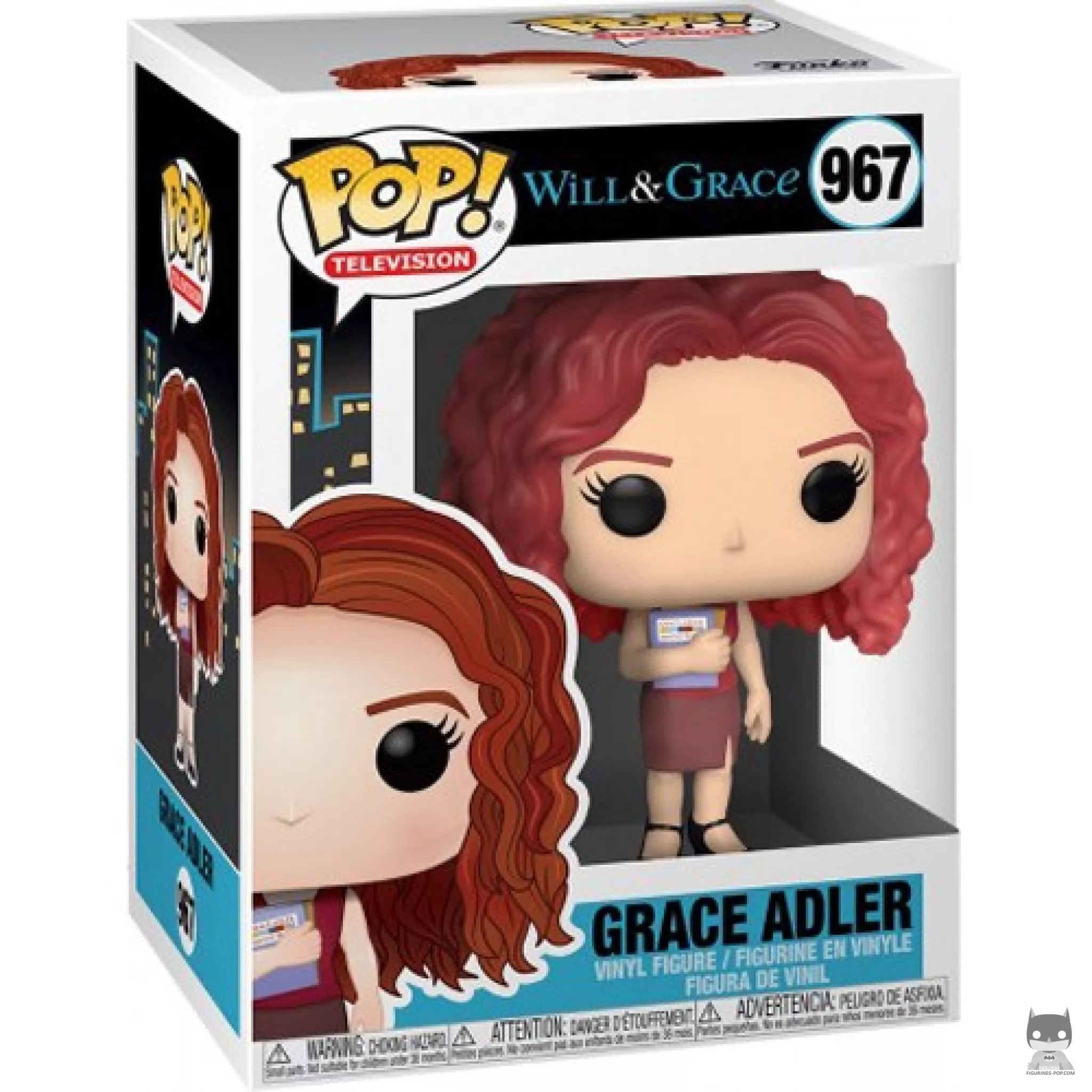 Figura Funko Pop! Grace Adler en su caja