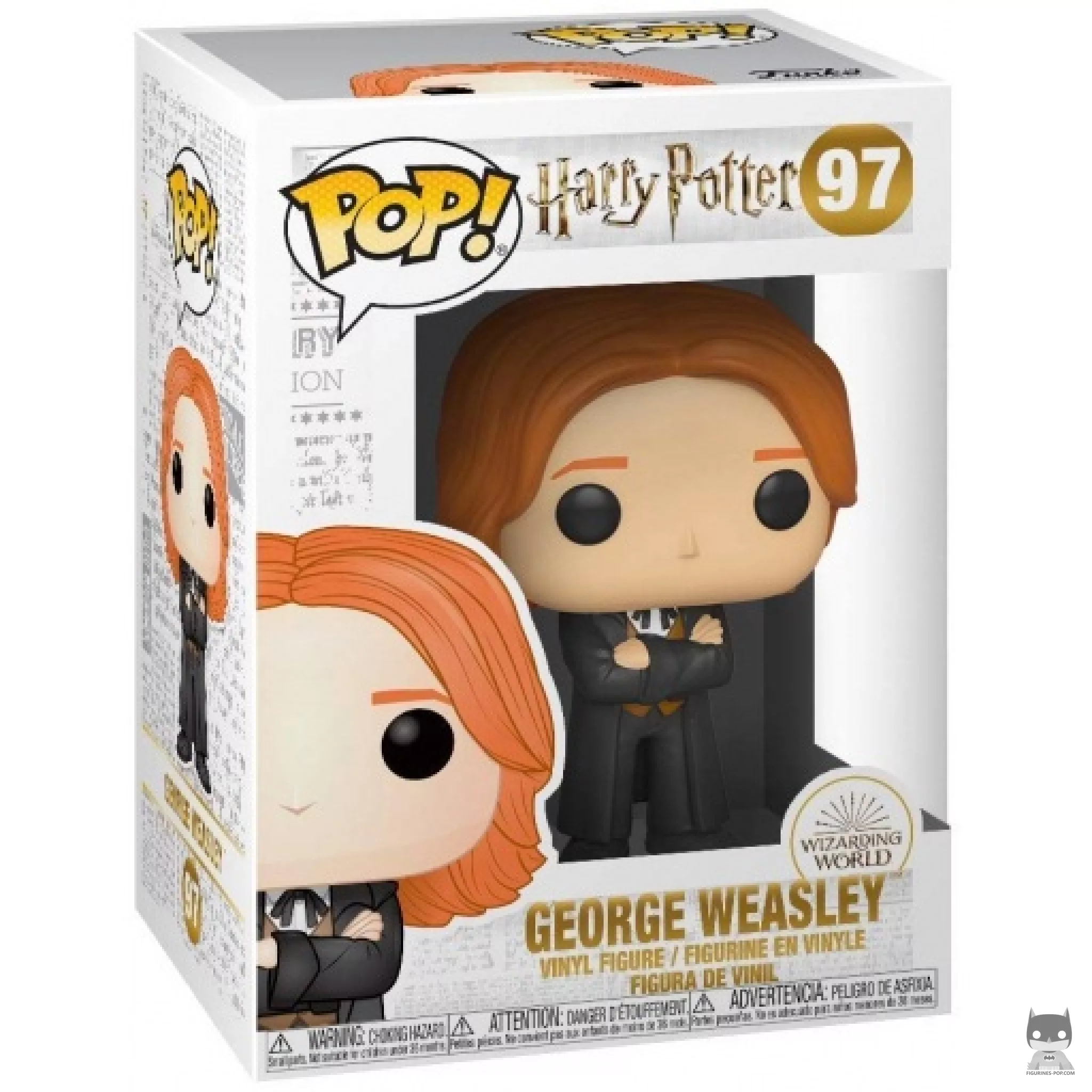 Figura Funko Pop! George Weasley en el Baile de Navidad en su caja